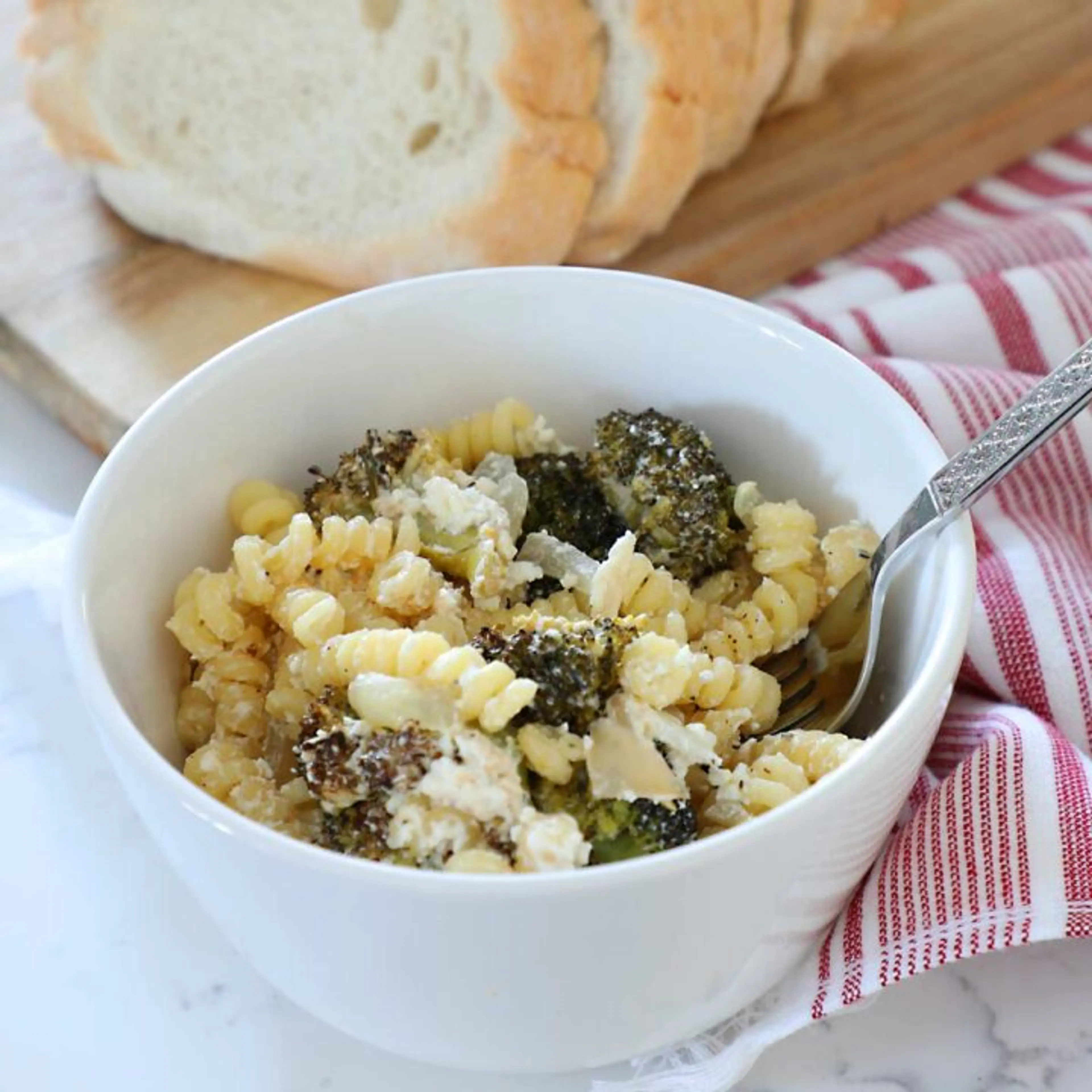 Broccoli Baked Feta Pasta