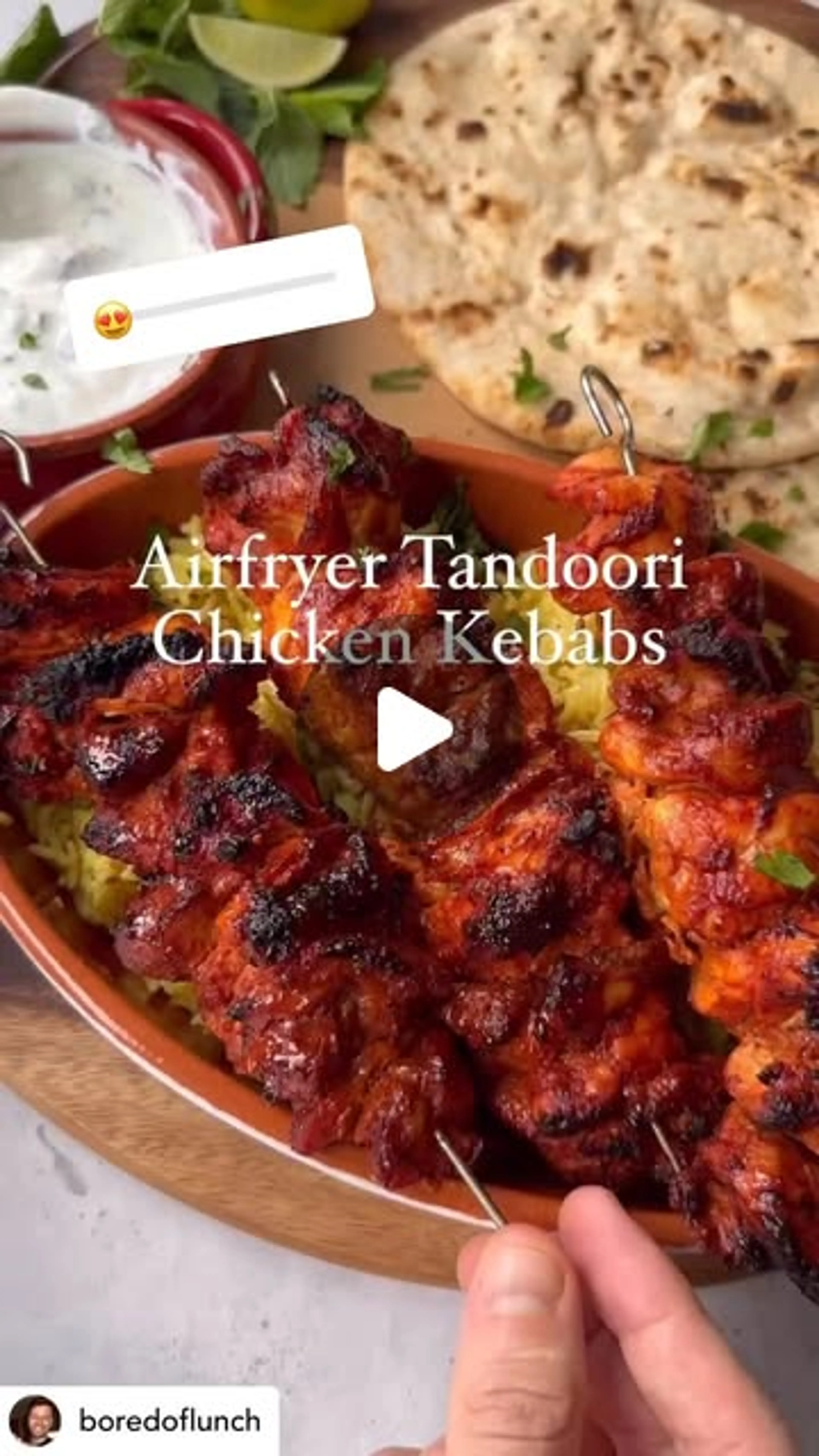 Tandoori Chicken Kebabs