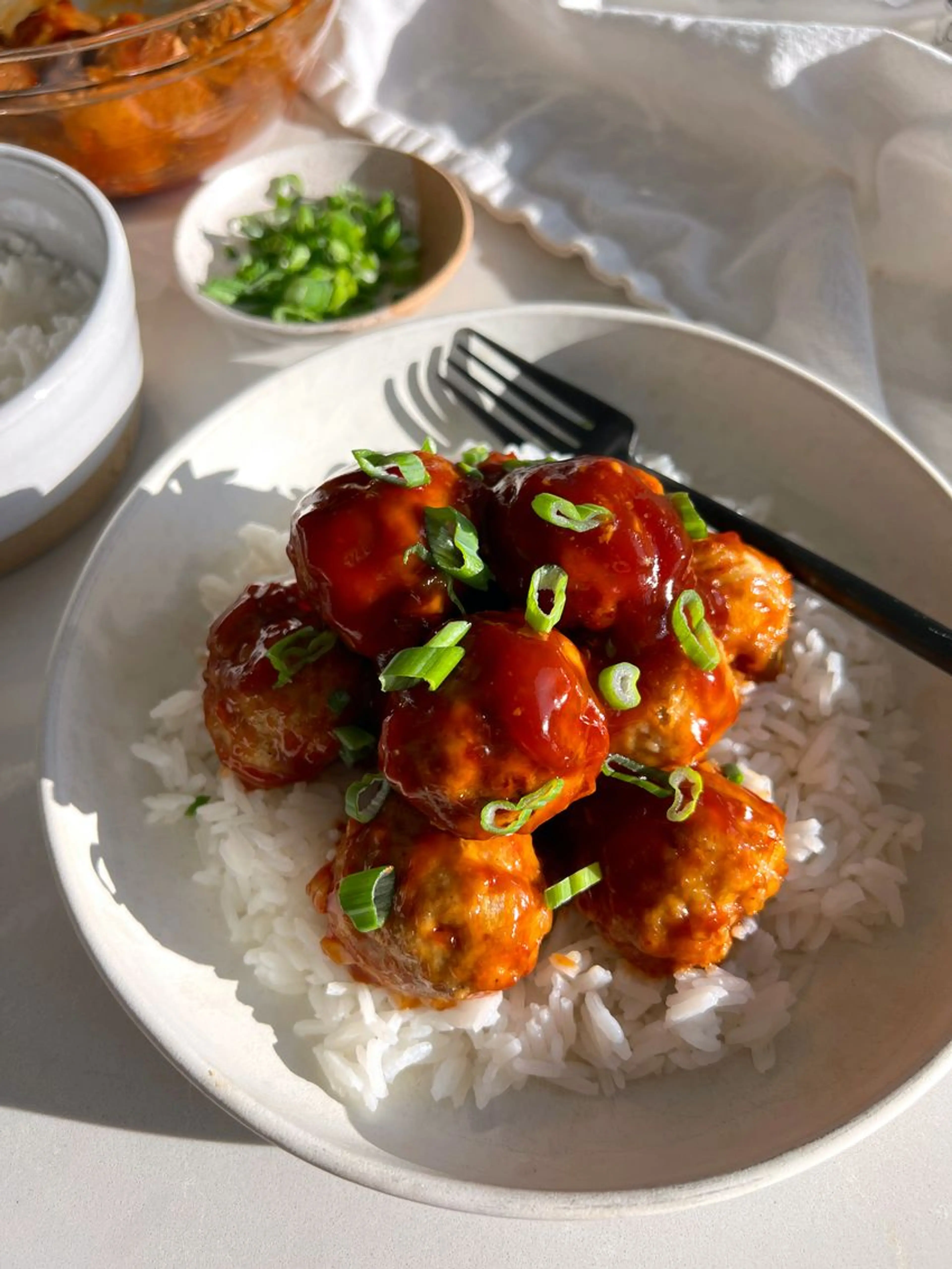 Healthy Sweet and Sour Meatballs
