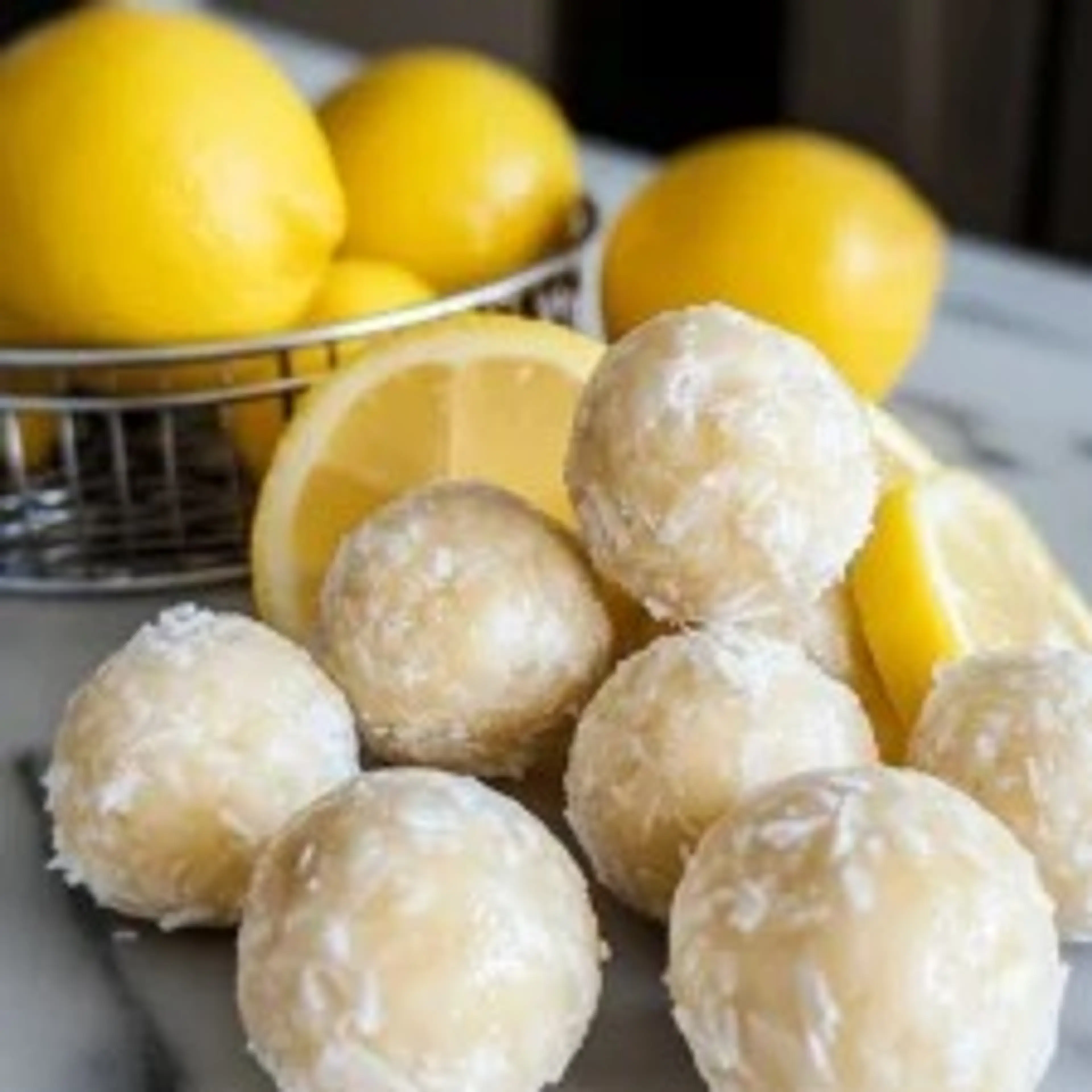 Lemon Coconut Protein Balls