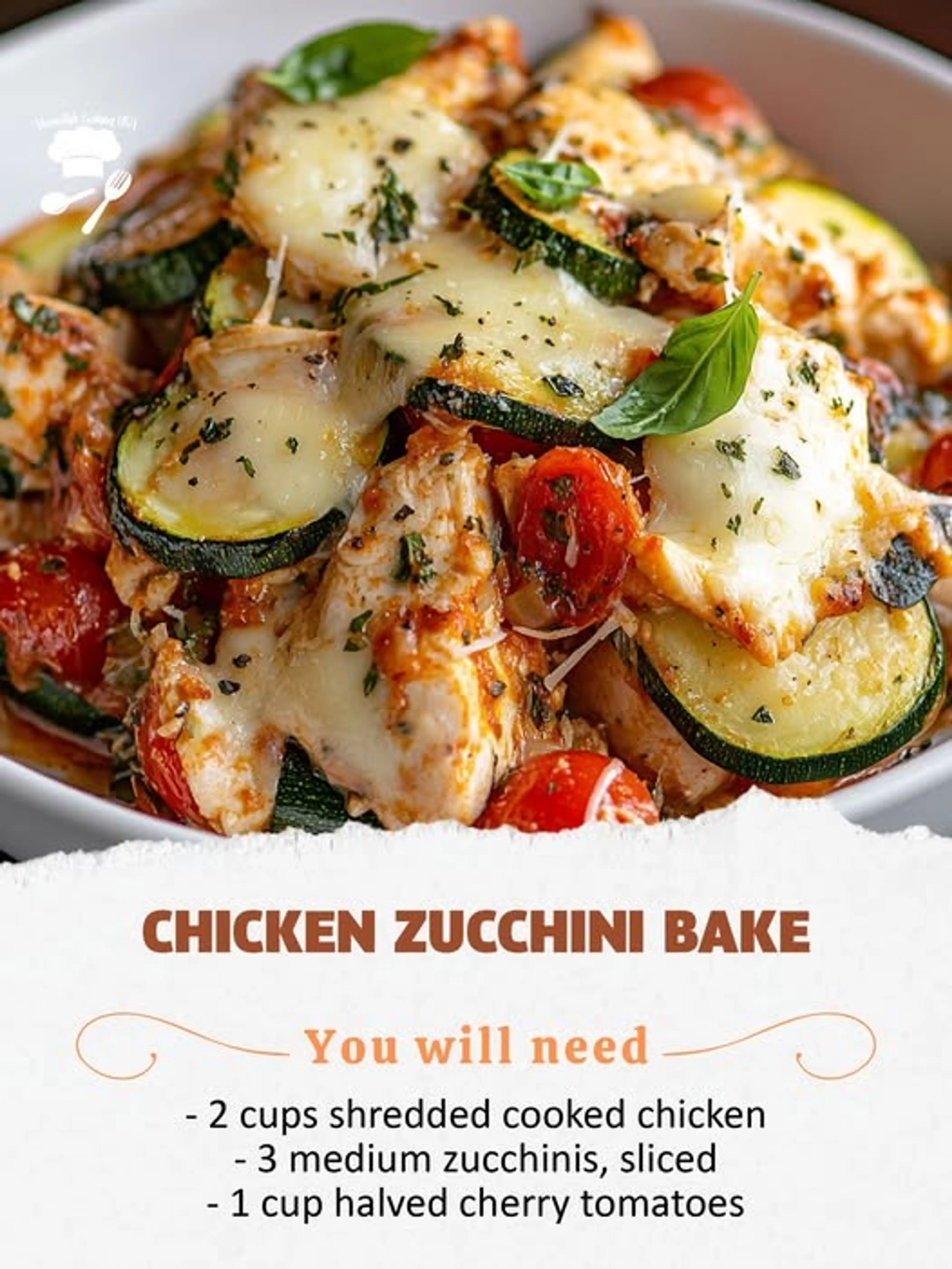 Creamy Chicken & Zucchini Bake (low Carb & High Protein