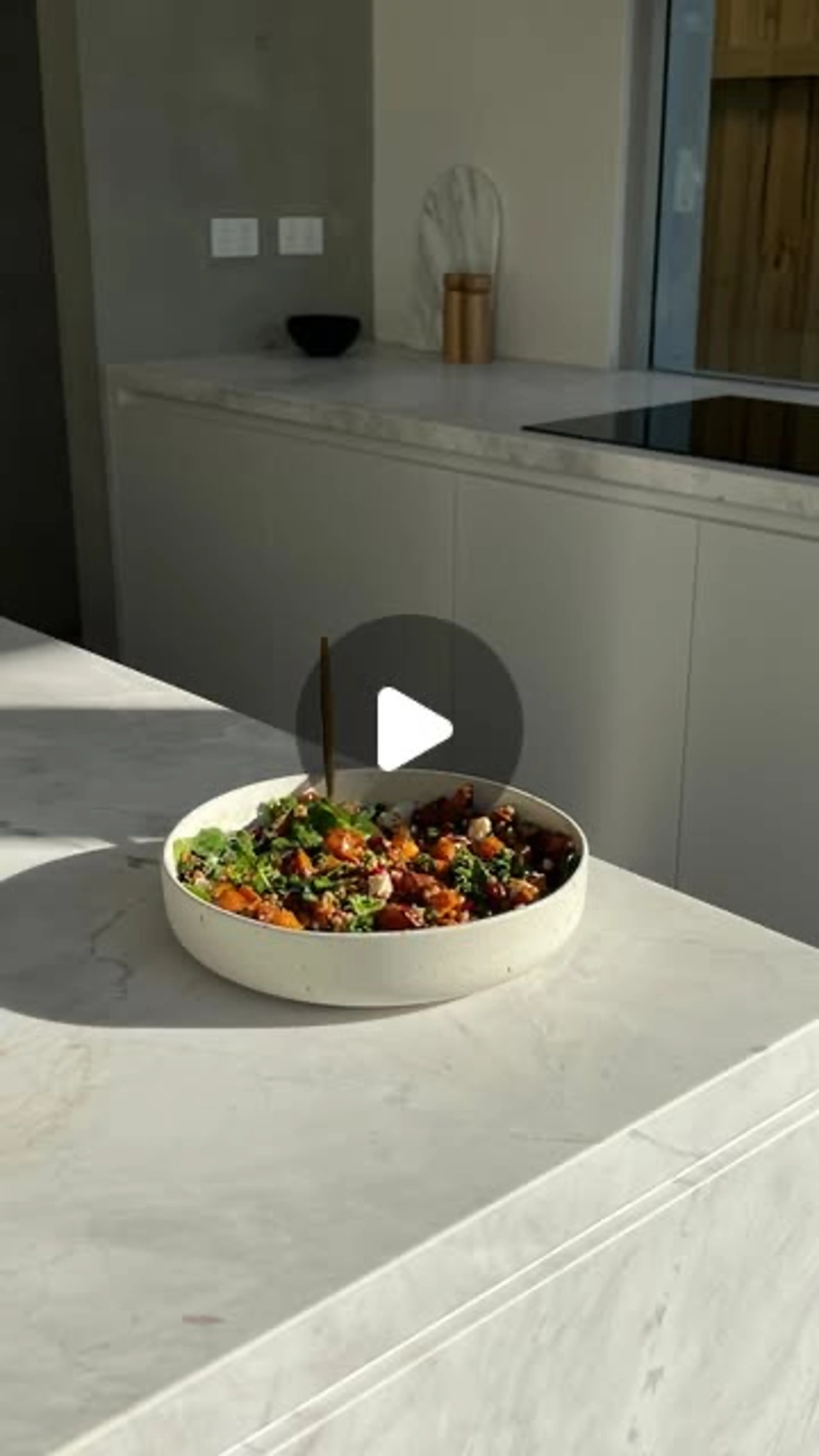 Cinnamon Spiced Pumpkin & Pomegranate Salad with Toasted Pep