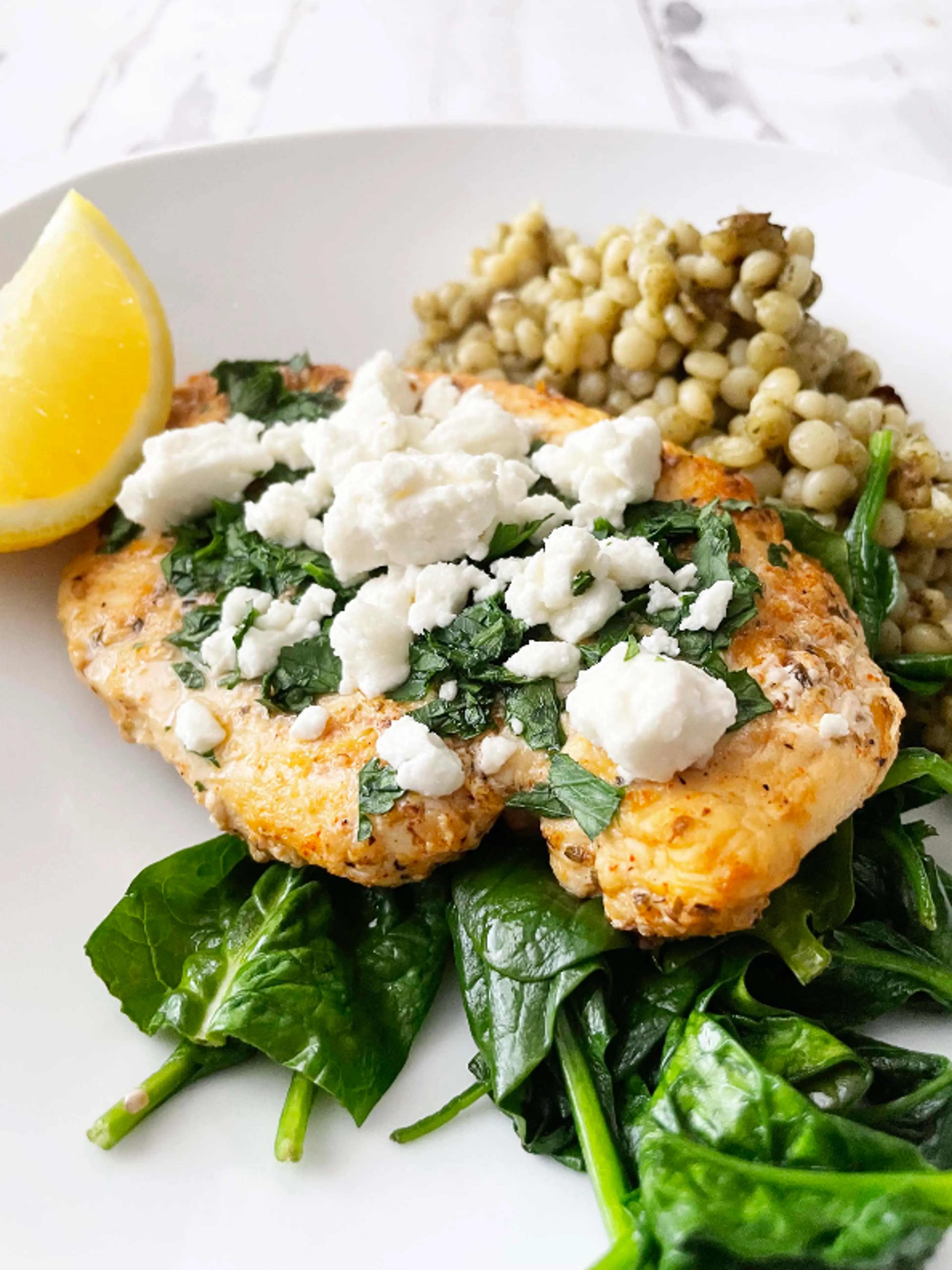 Mediterranean Feta & Lemon Chicken