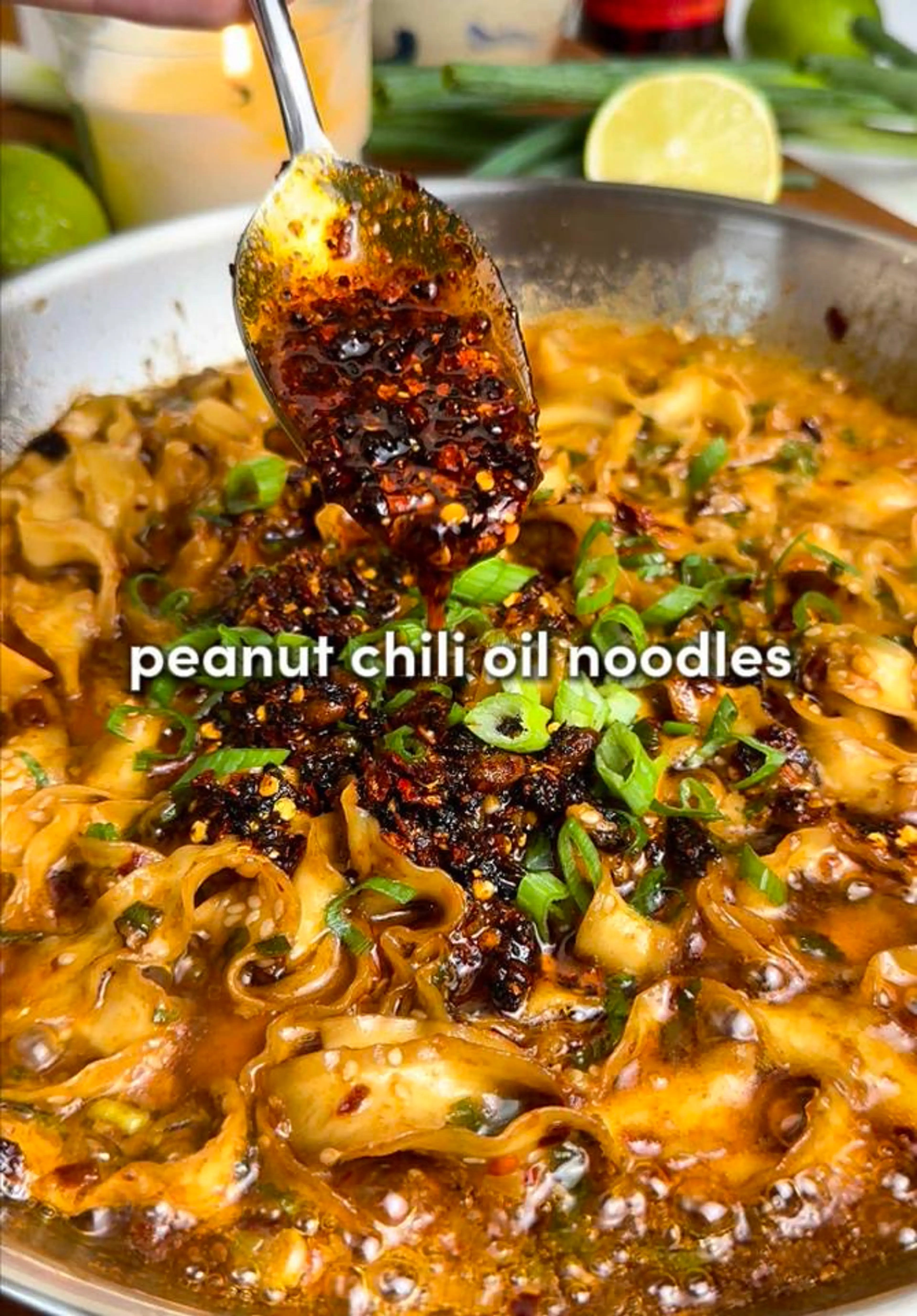 5-minute Peanut Chili Noodles