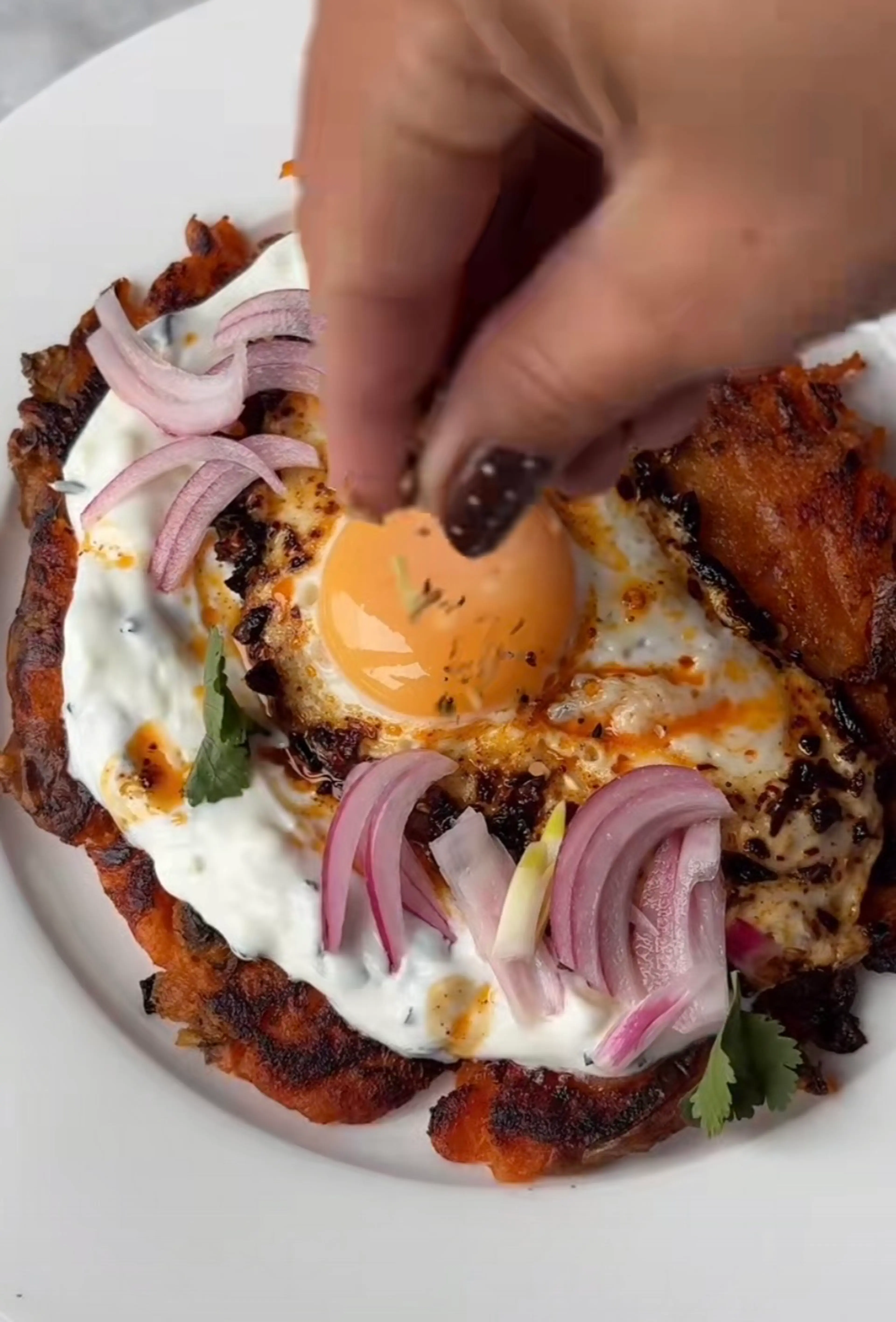 Smashed Sweet Potato