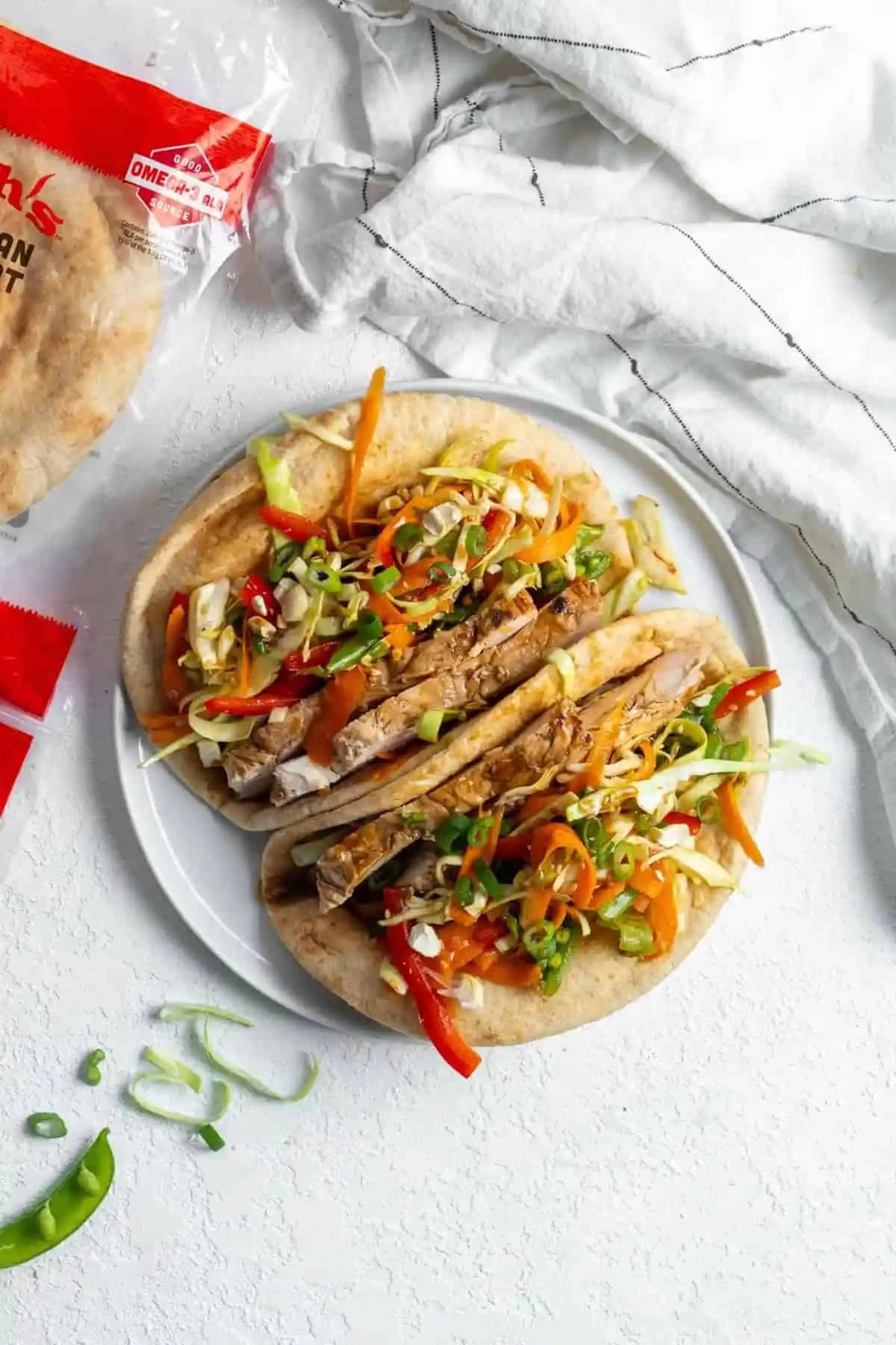 Sesame Ginger Chicken Pita