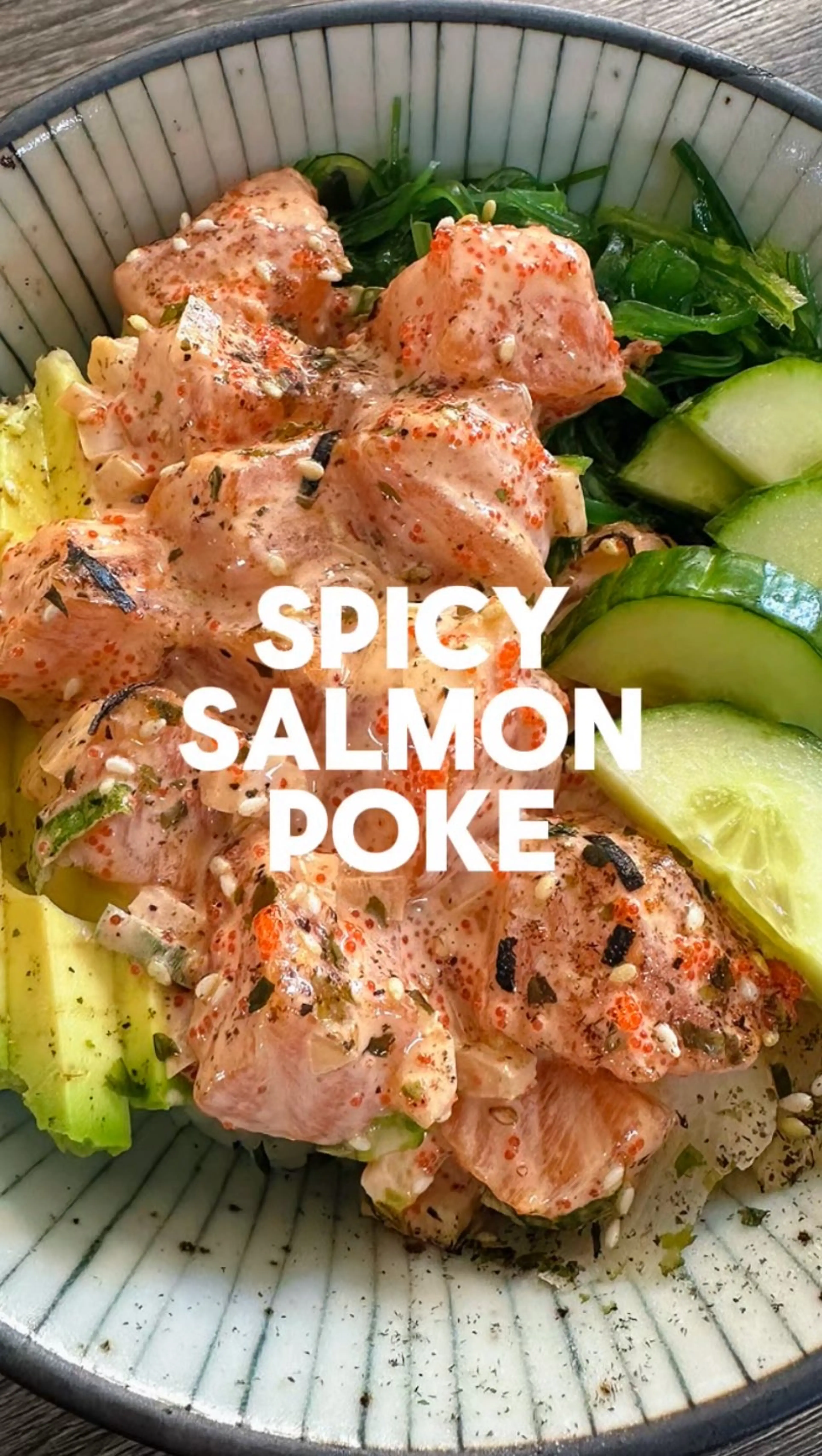 Easy Spicy Salmon Poke Time