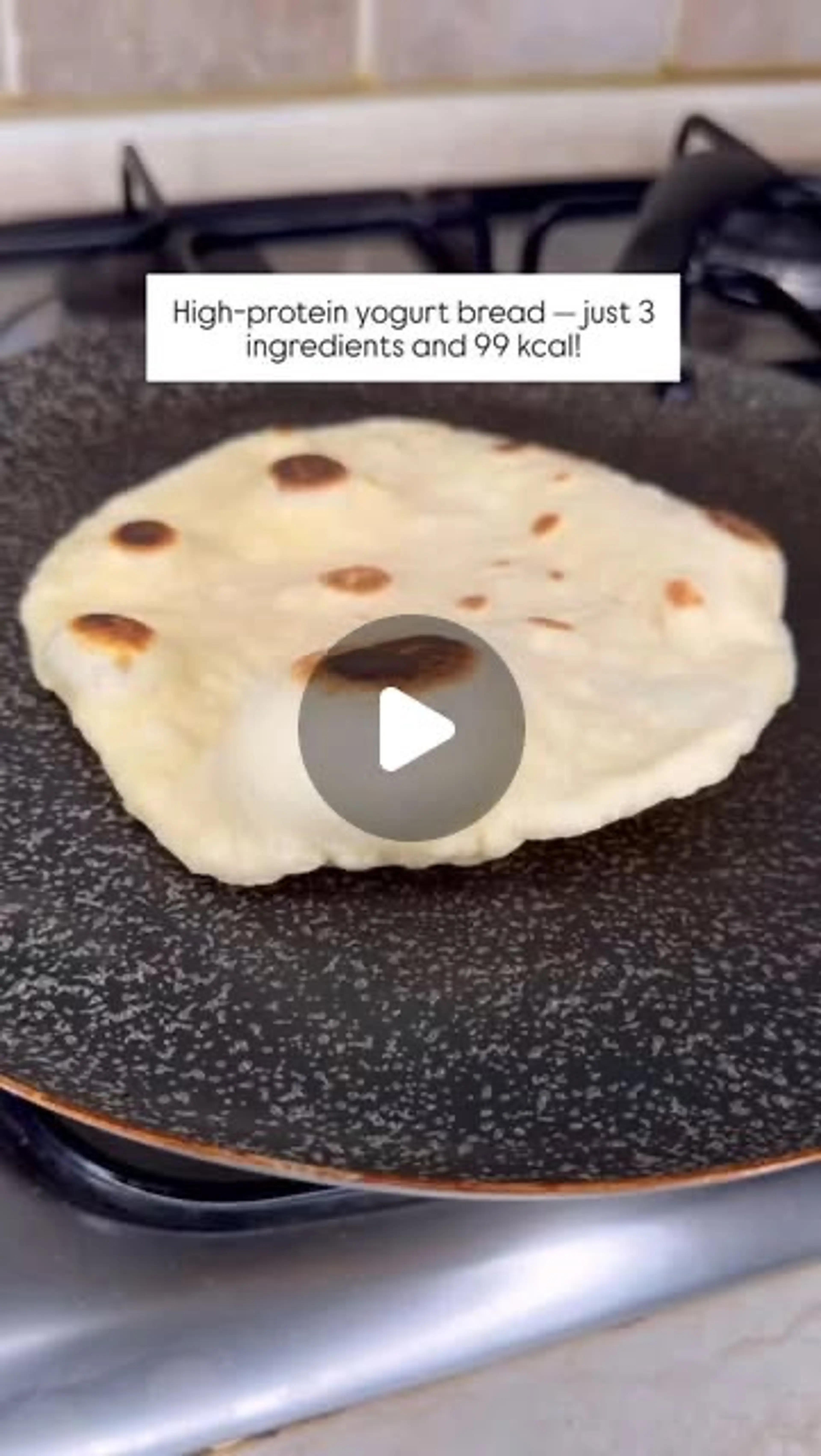 3-ingredient Protein Yogurt Bread