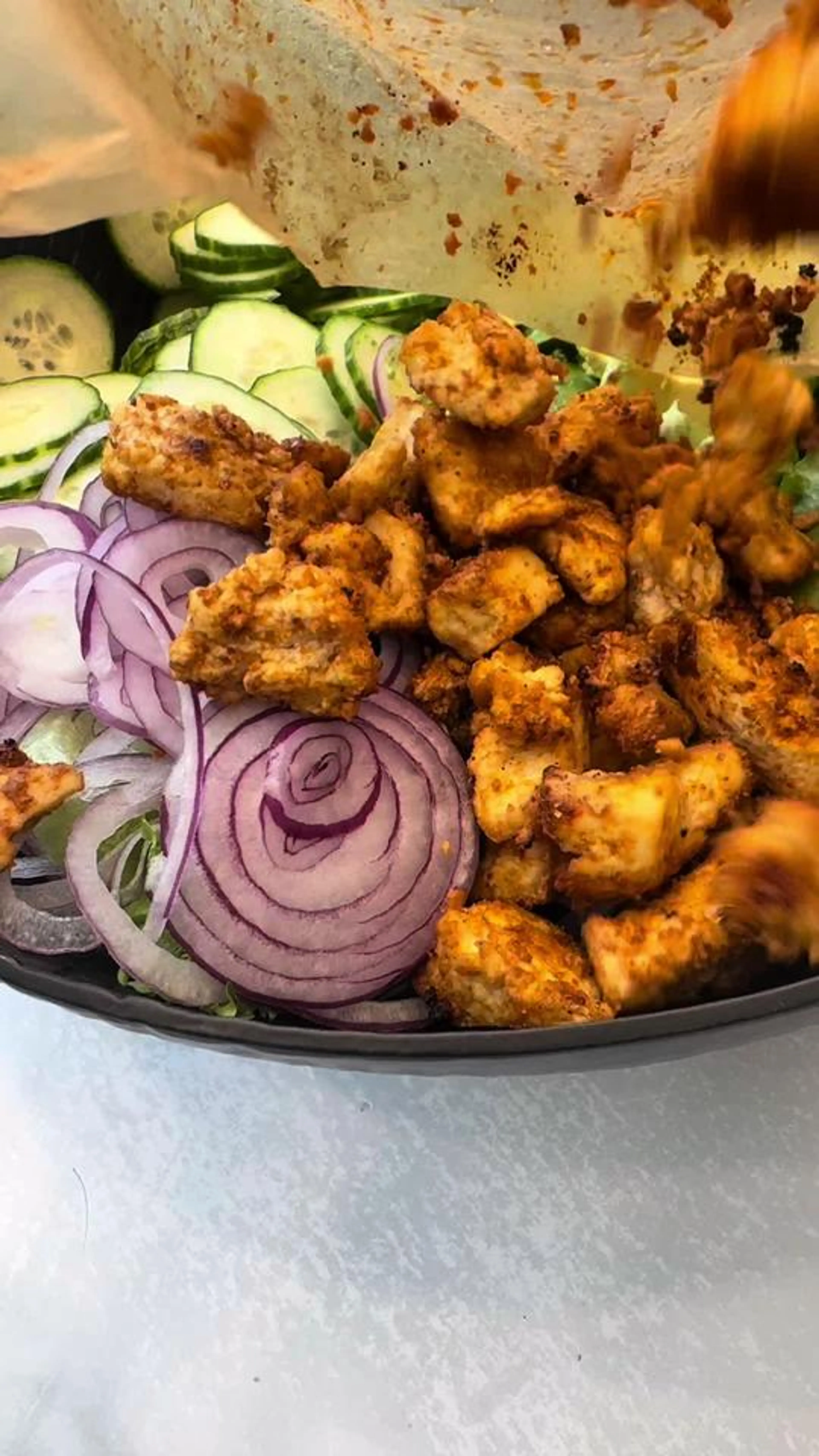 Tofu Shawarma Salad