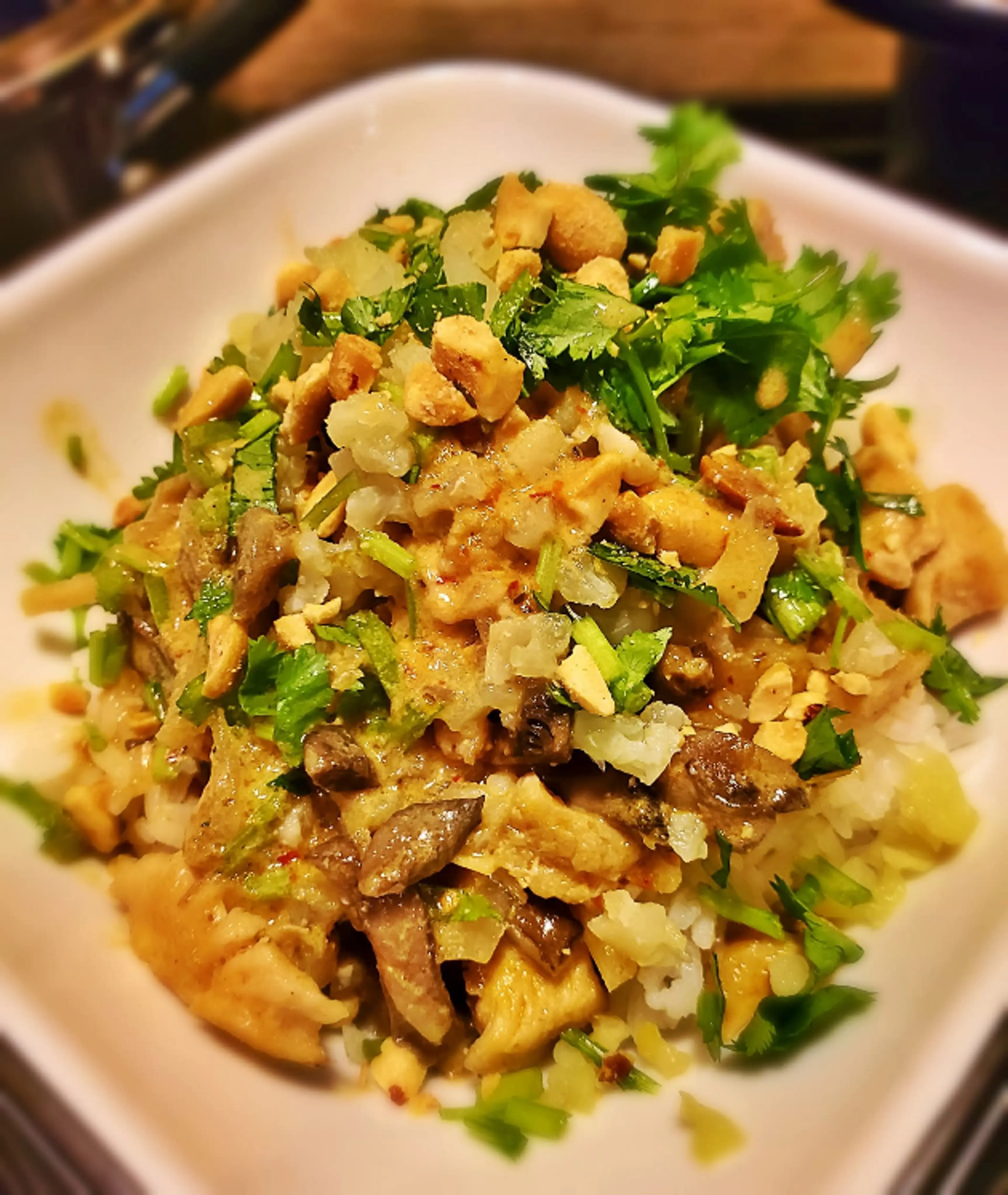 Rick's Spicy Red Curry Chicken & Rice