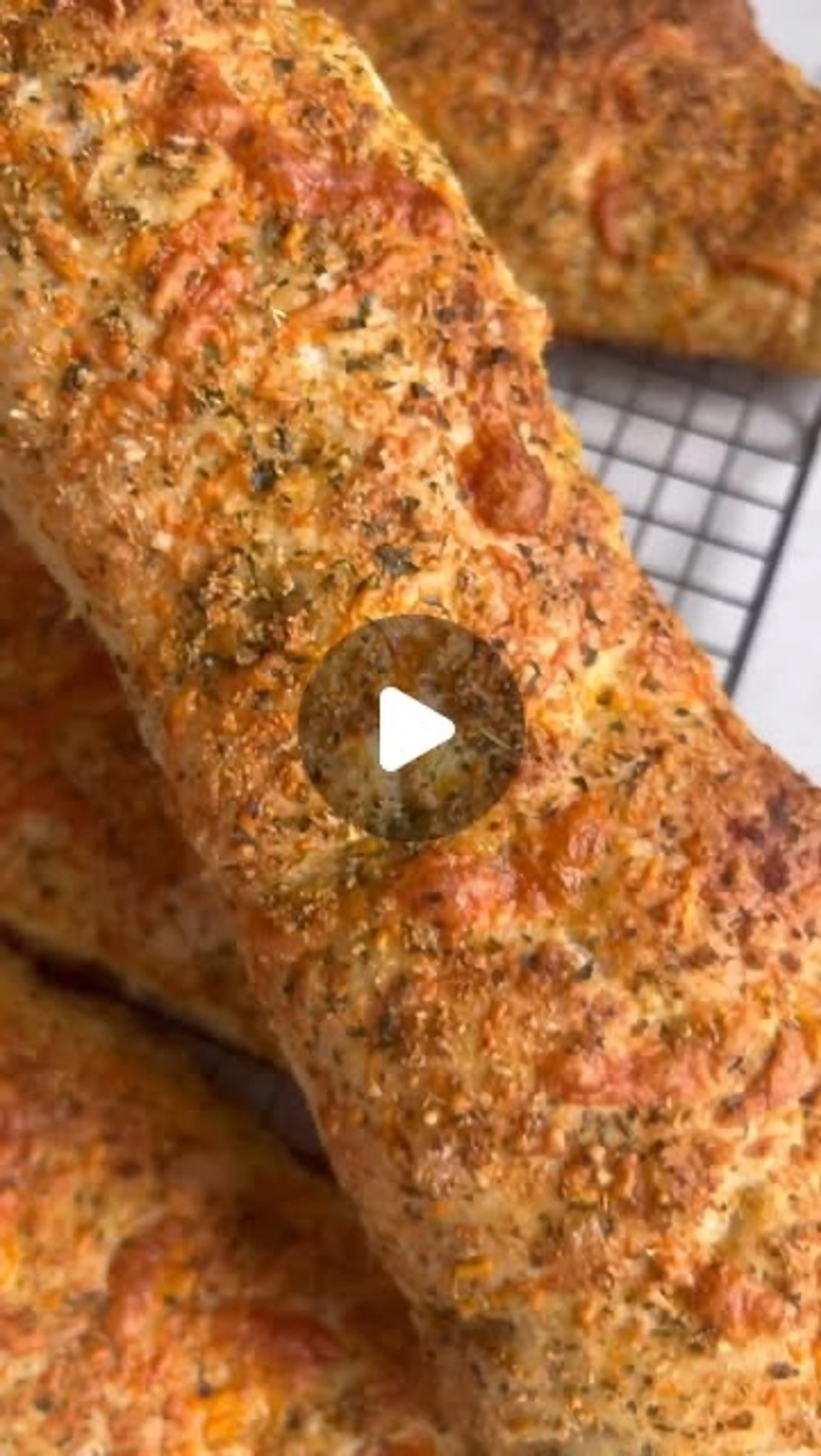 Italian Herb & Cheese Focaccia Rolls