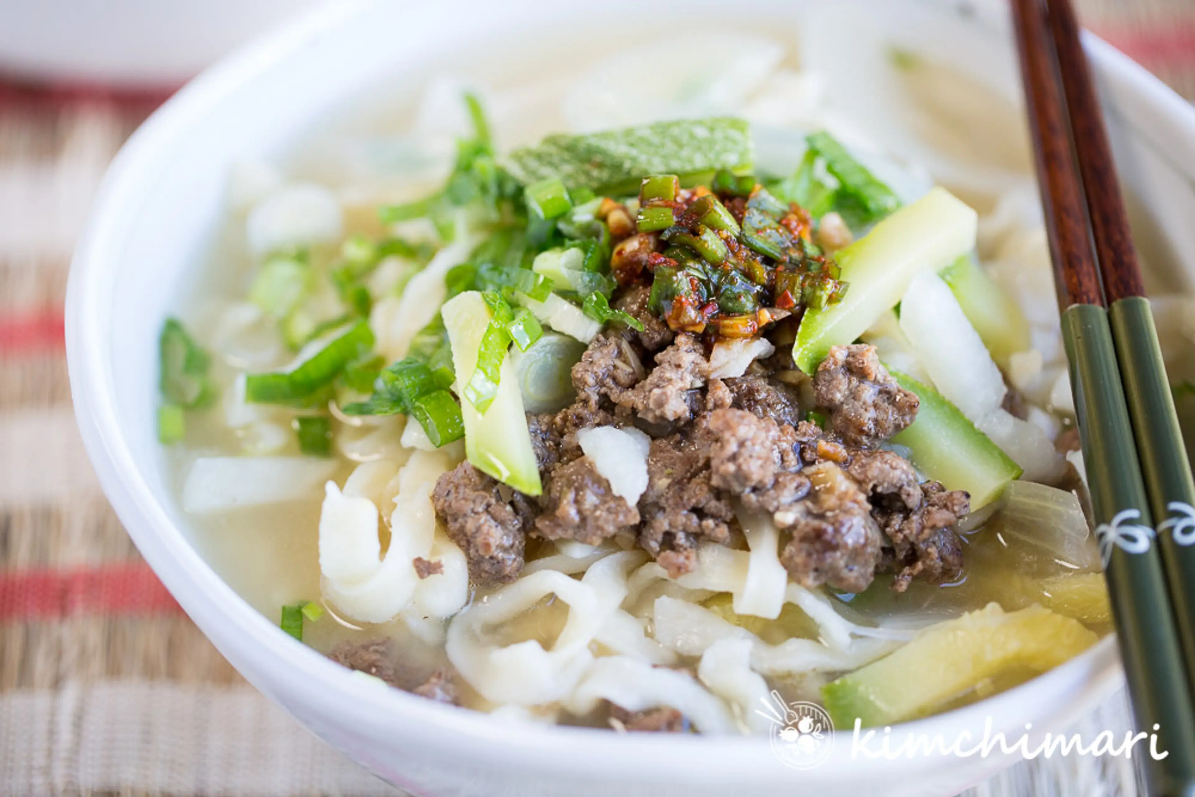Kalguksu (Korean Knife-Cut Noodle Soup)