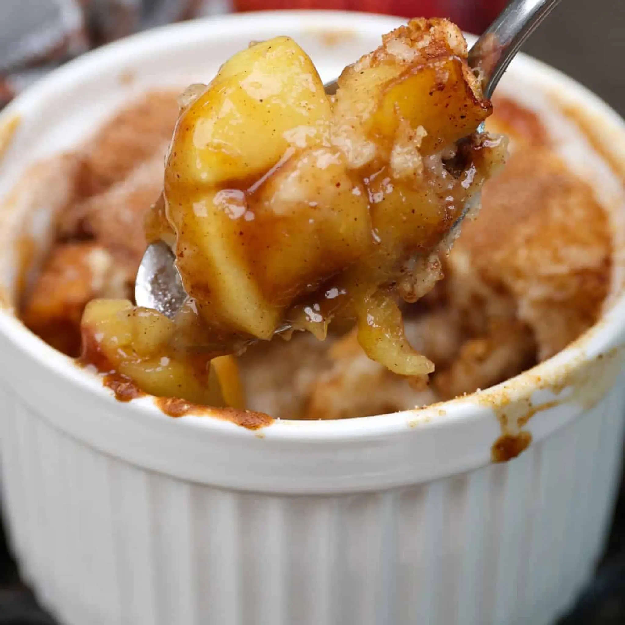 Apple Cobbler For One