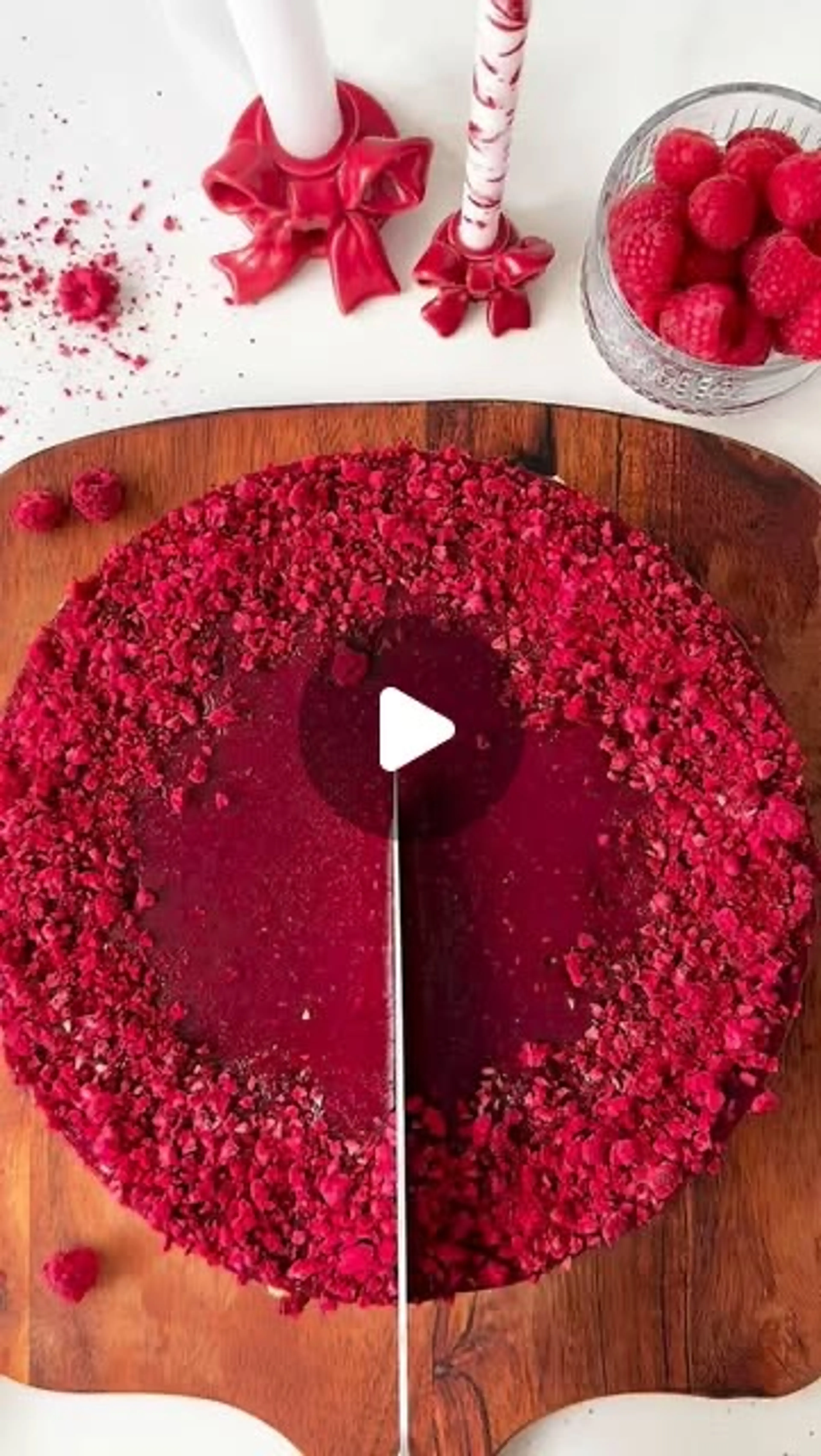 Der Cremigste Himbeer-cheesecake