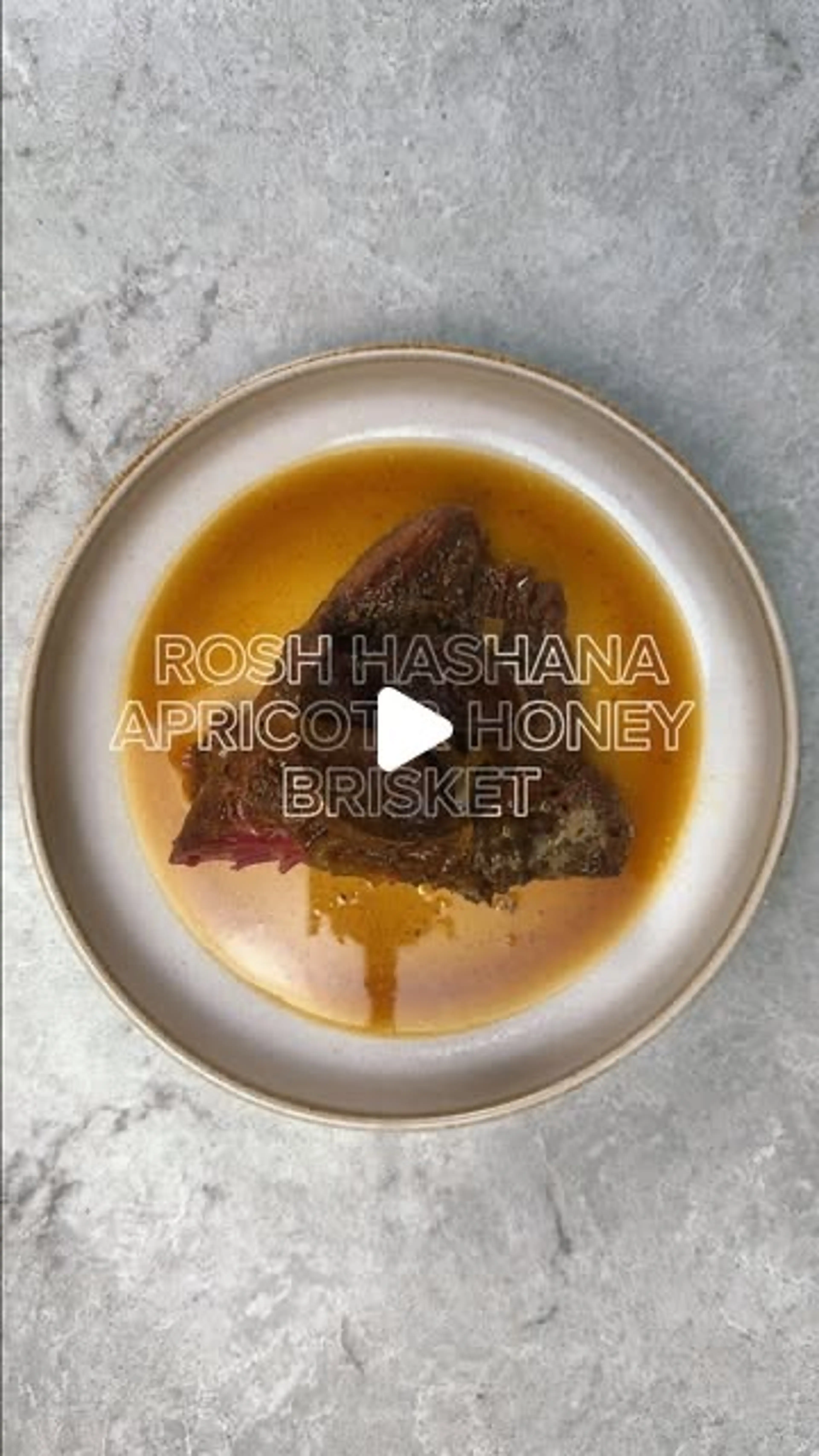 Spiced Brisket With Dried Apricots& Honey