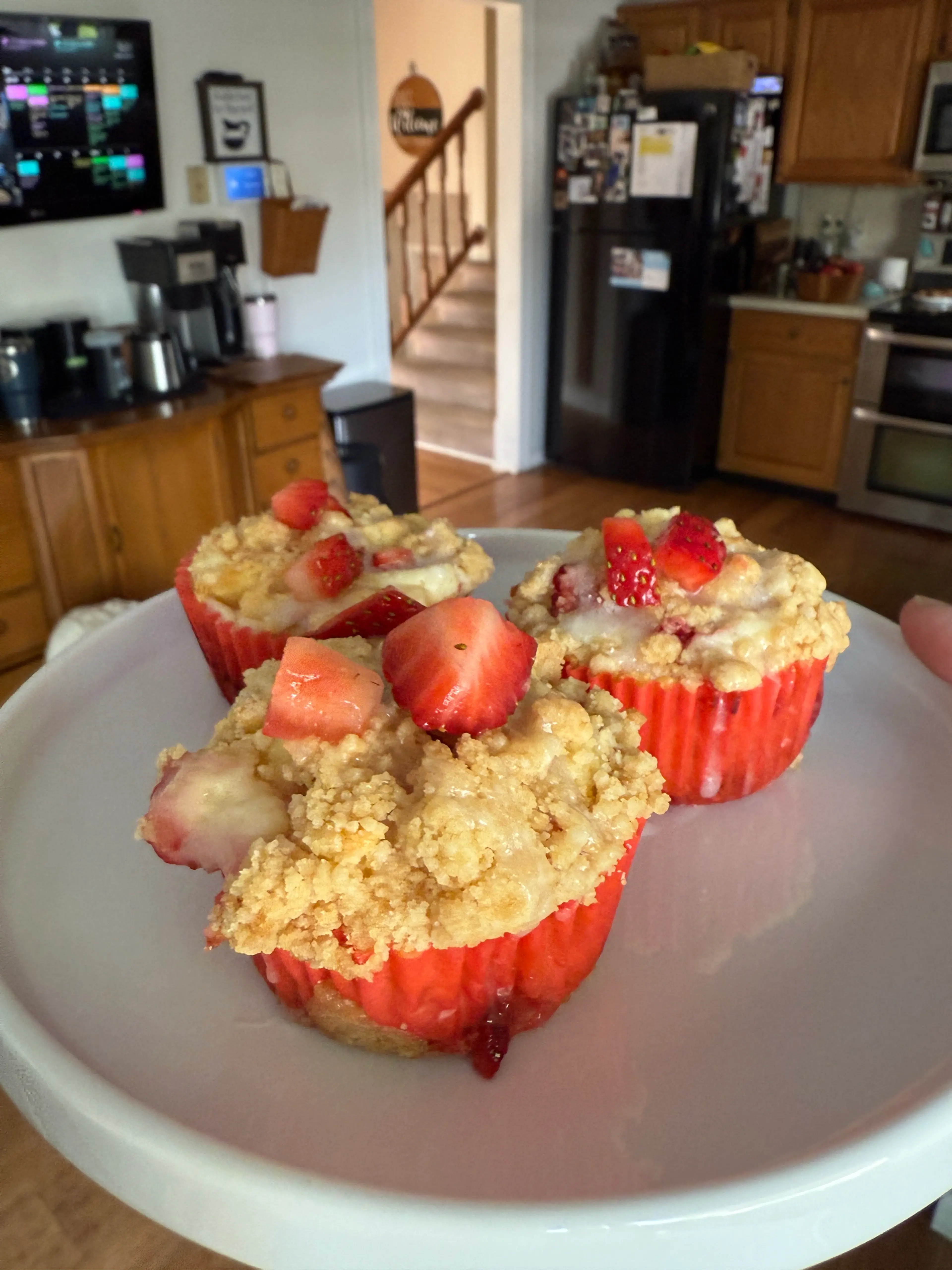Berry Cheesecake Muffins
