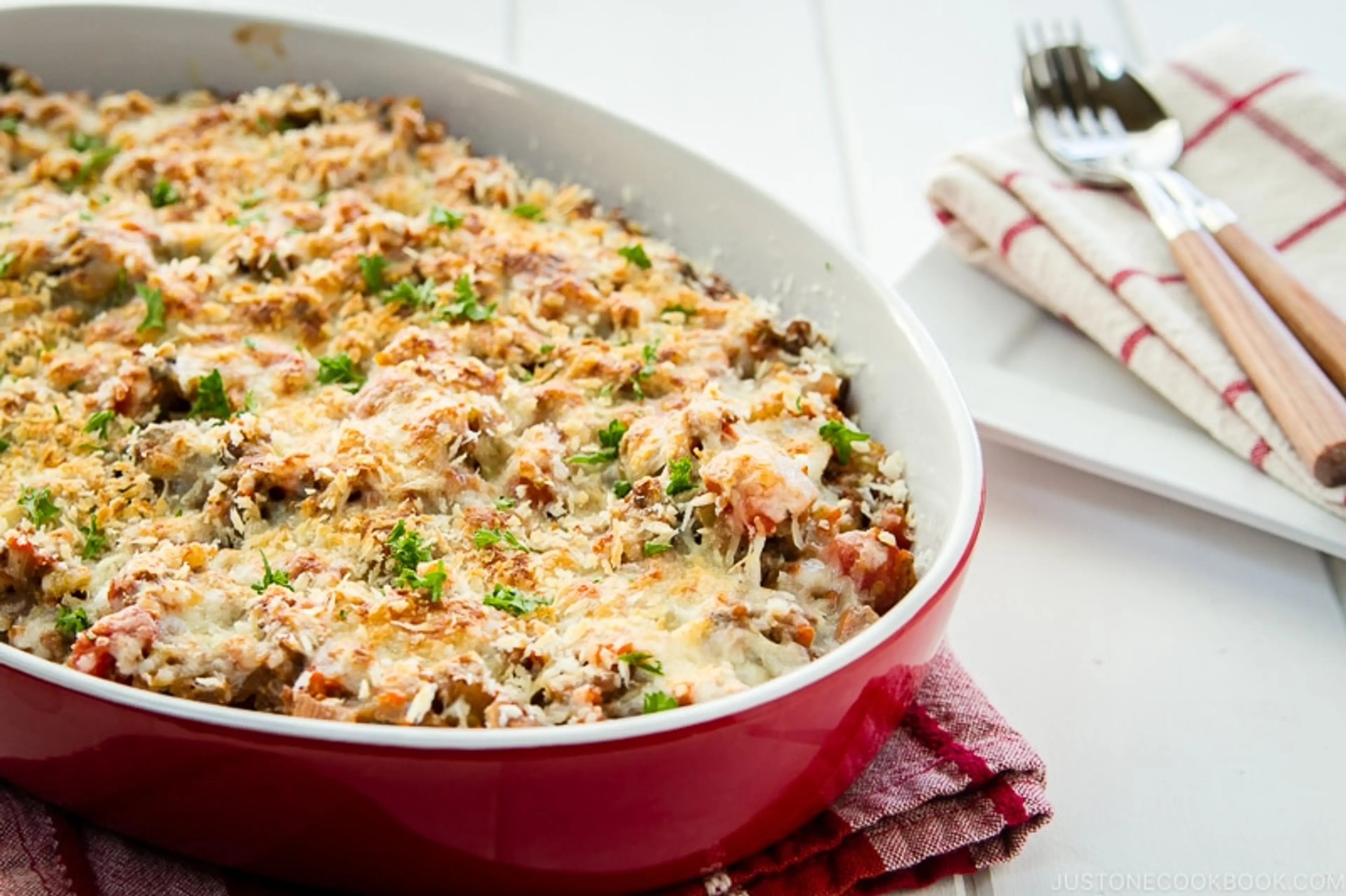 Meat Doria (Rice Gratin)