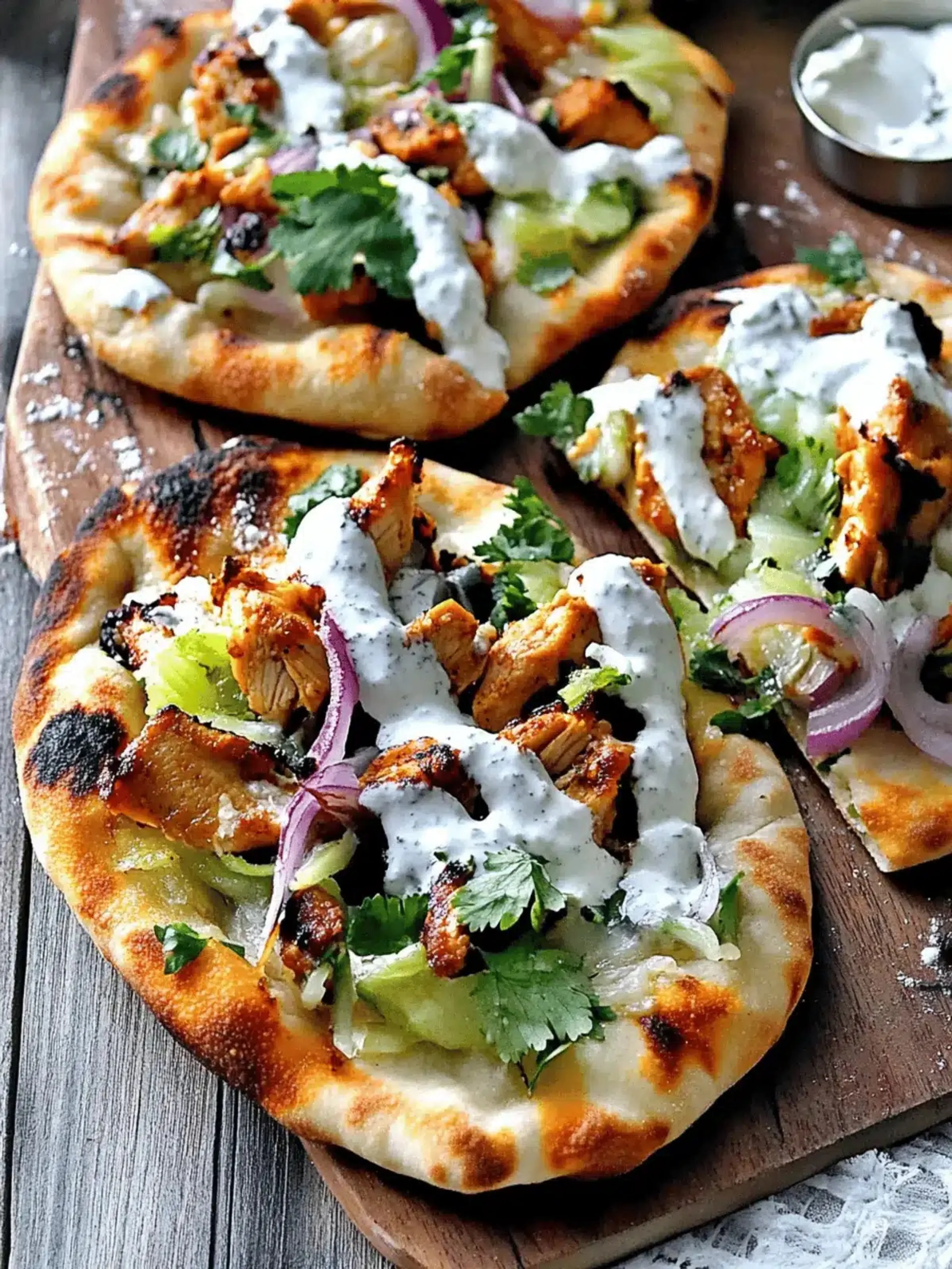 Tandoori Chicken Naan Pizza: A Flavorful Twist on Tradition