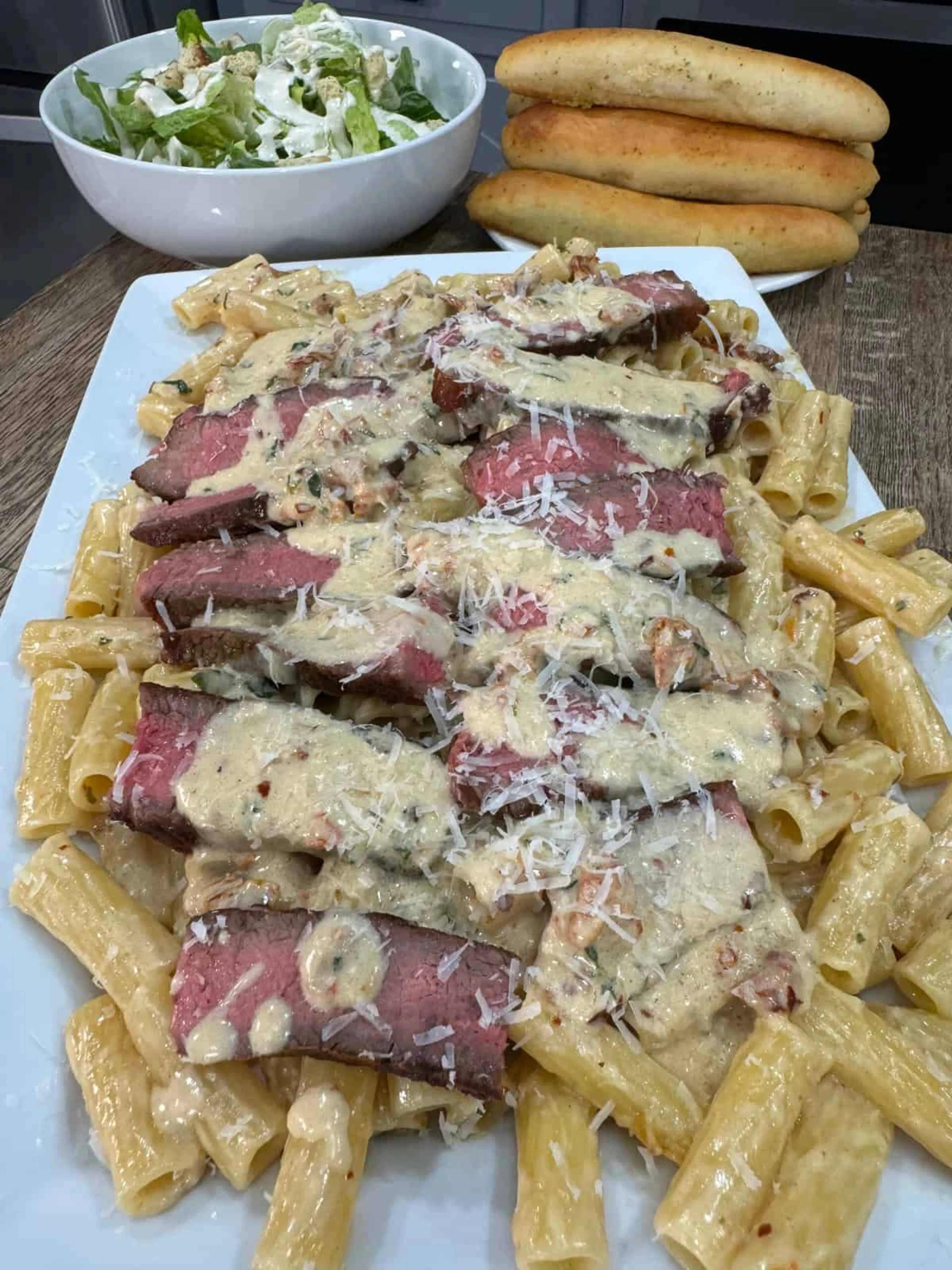 Creamy Steak Pasta
