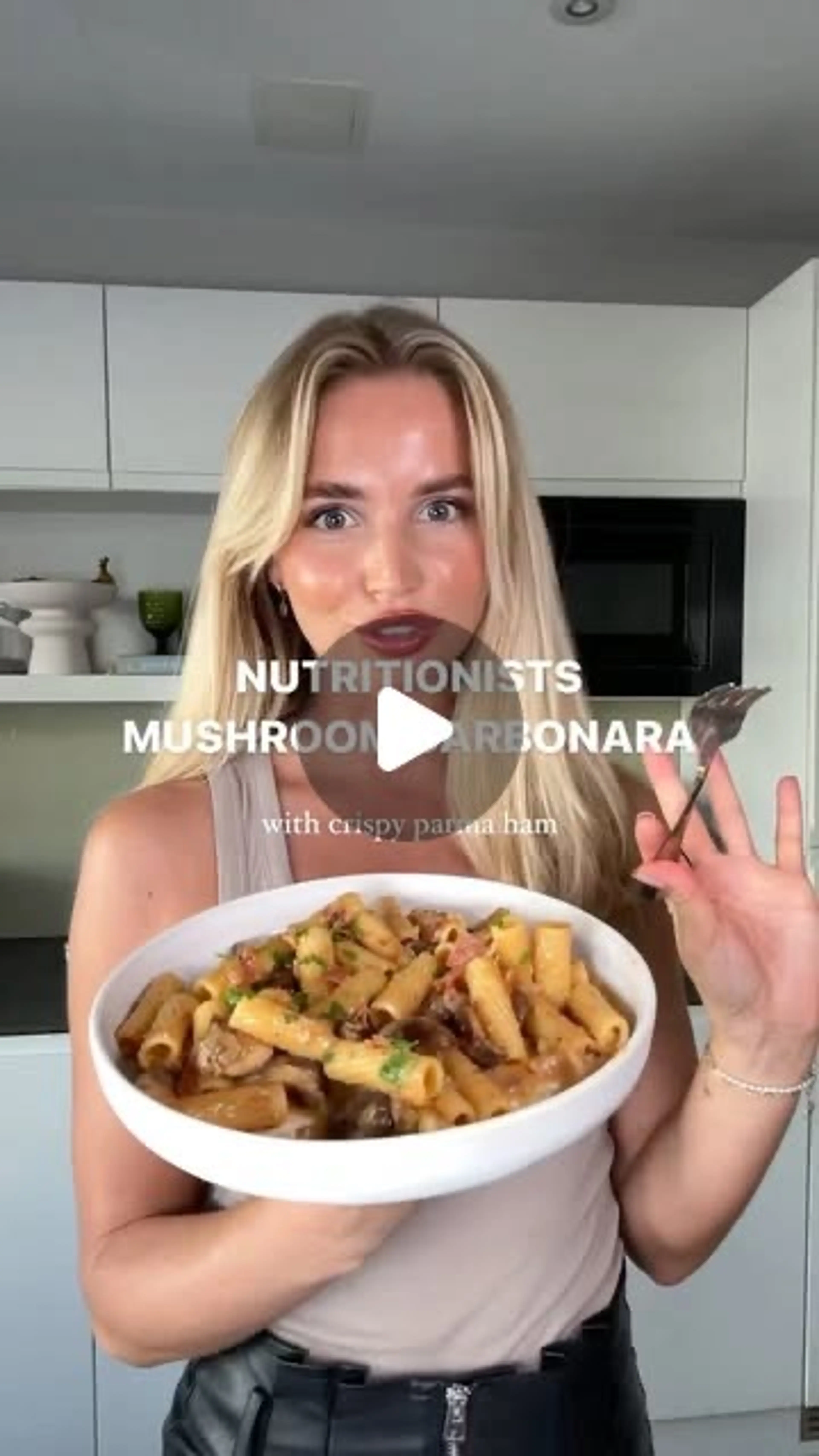 Nutritionists Mushroom Carbonara