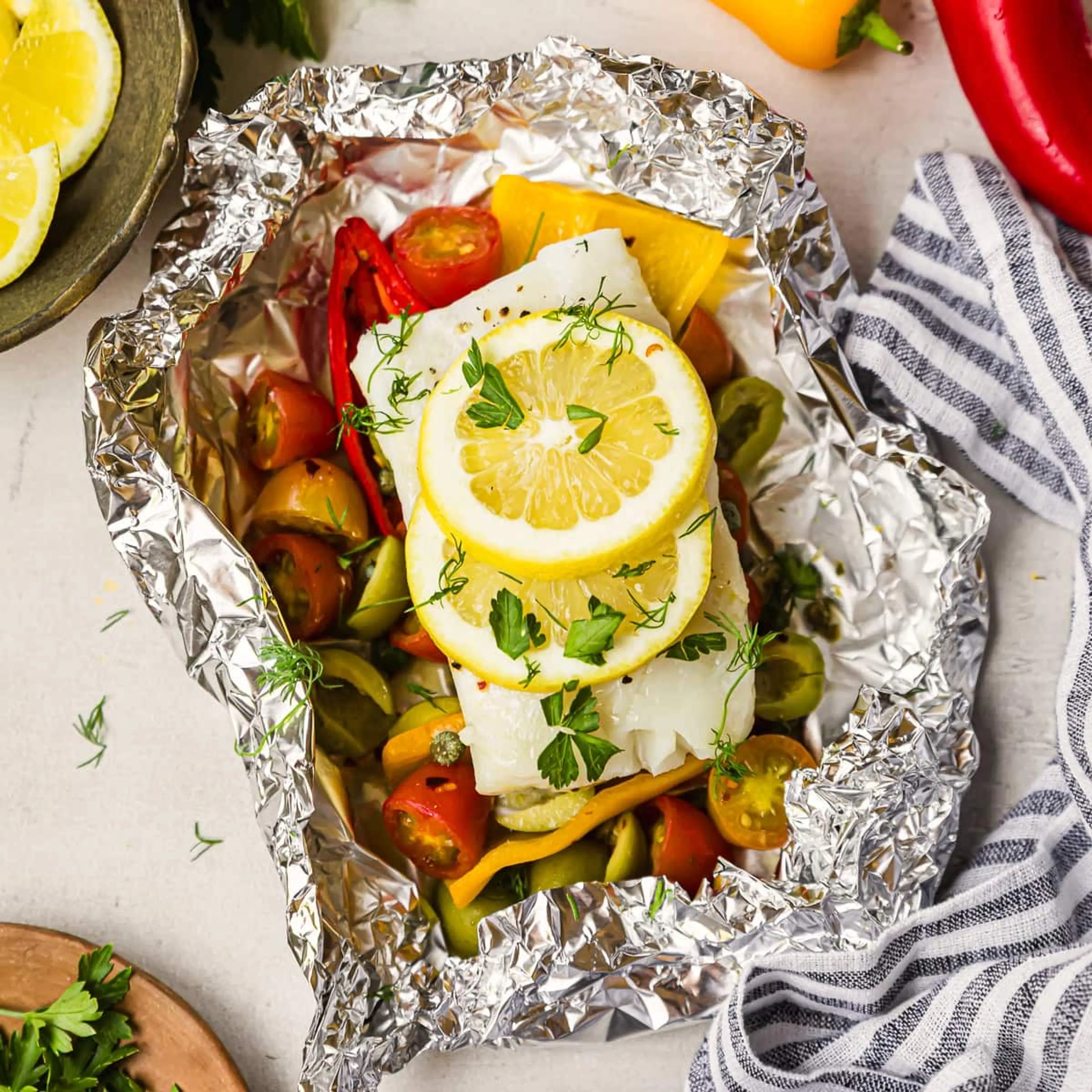 Mediterranean Fish Foil Packets