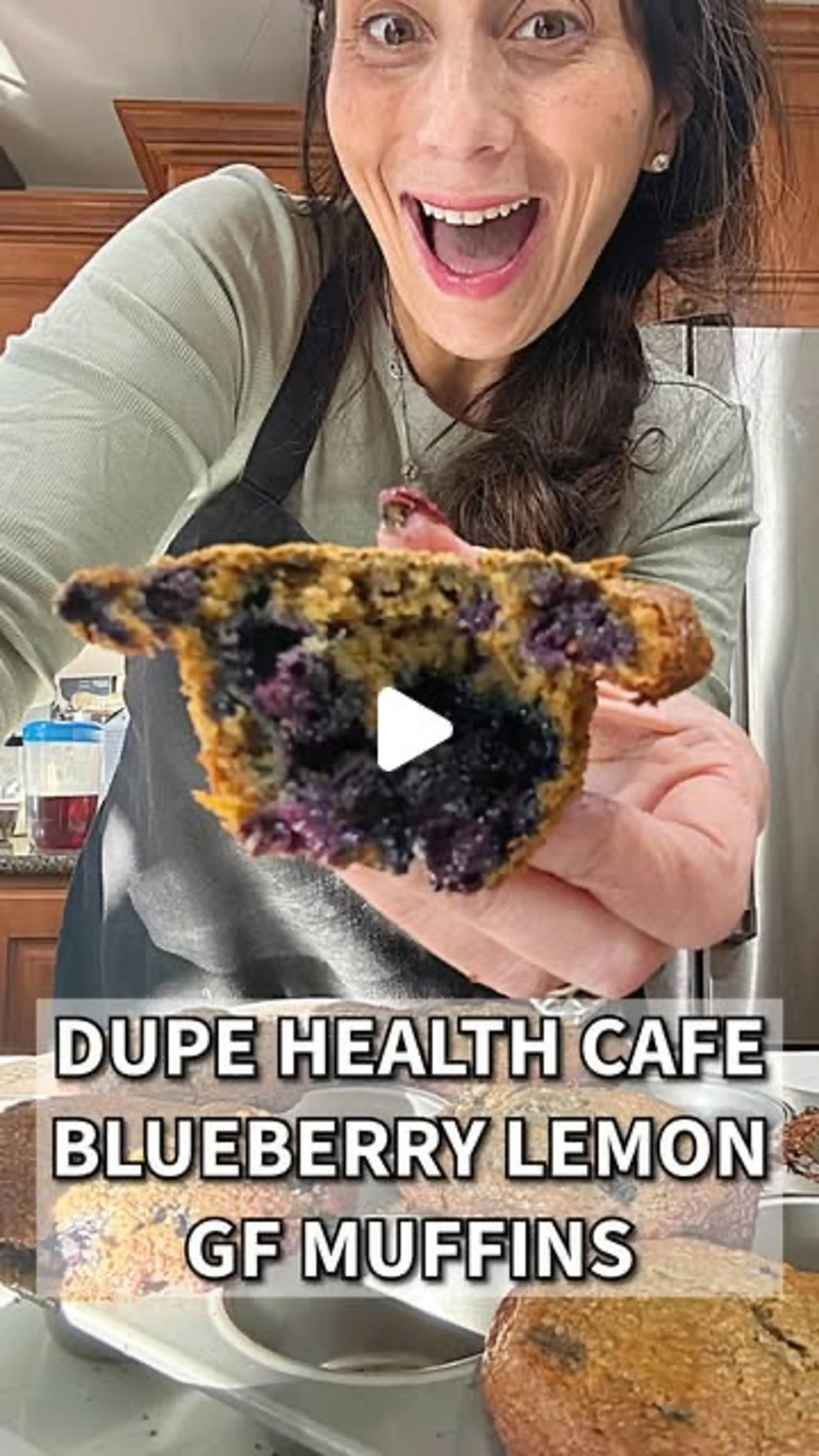 Gluten Free Lemon Blueberry Muffins