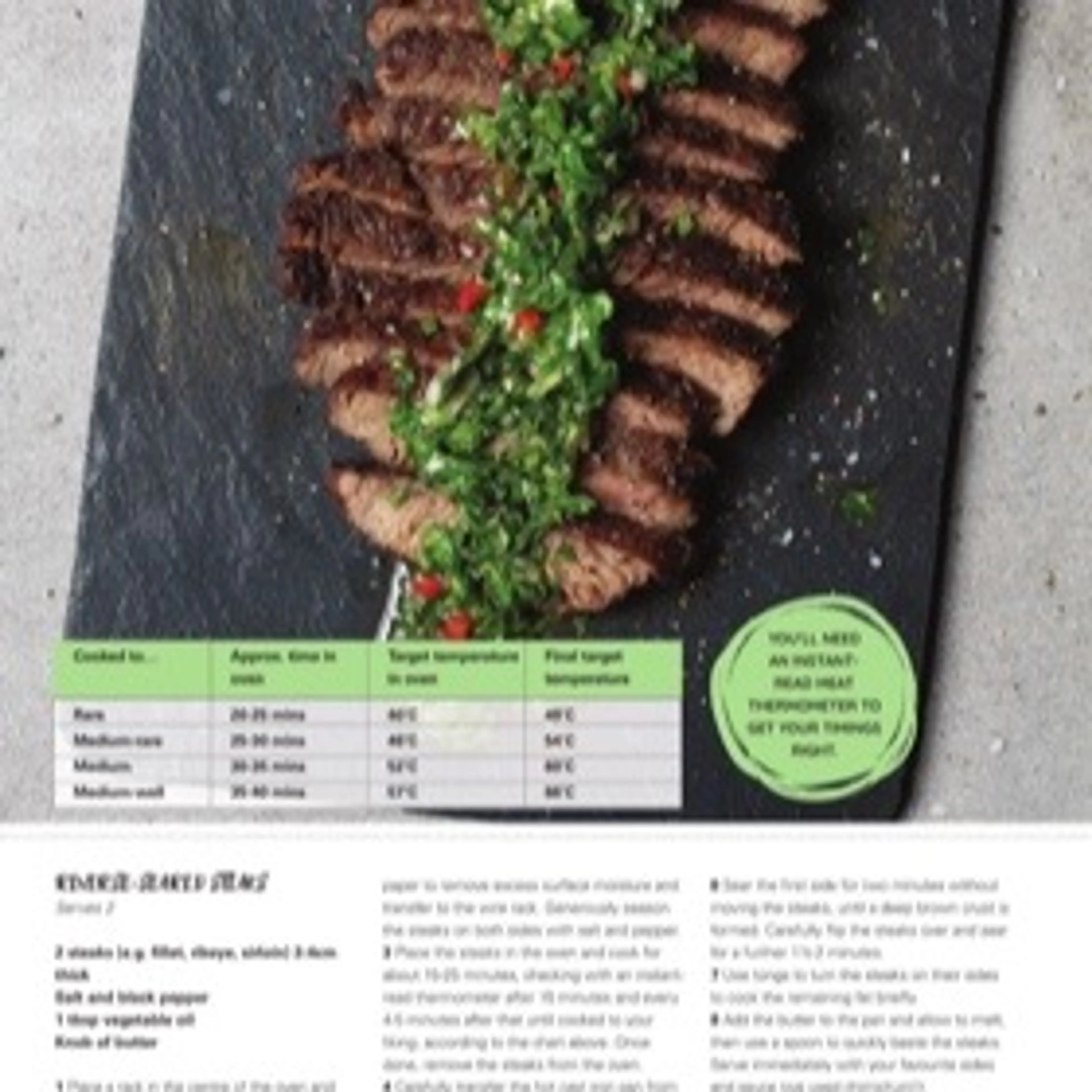 REVERSE-SEARED STEAKS
