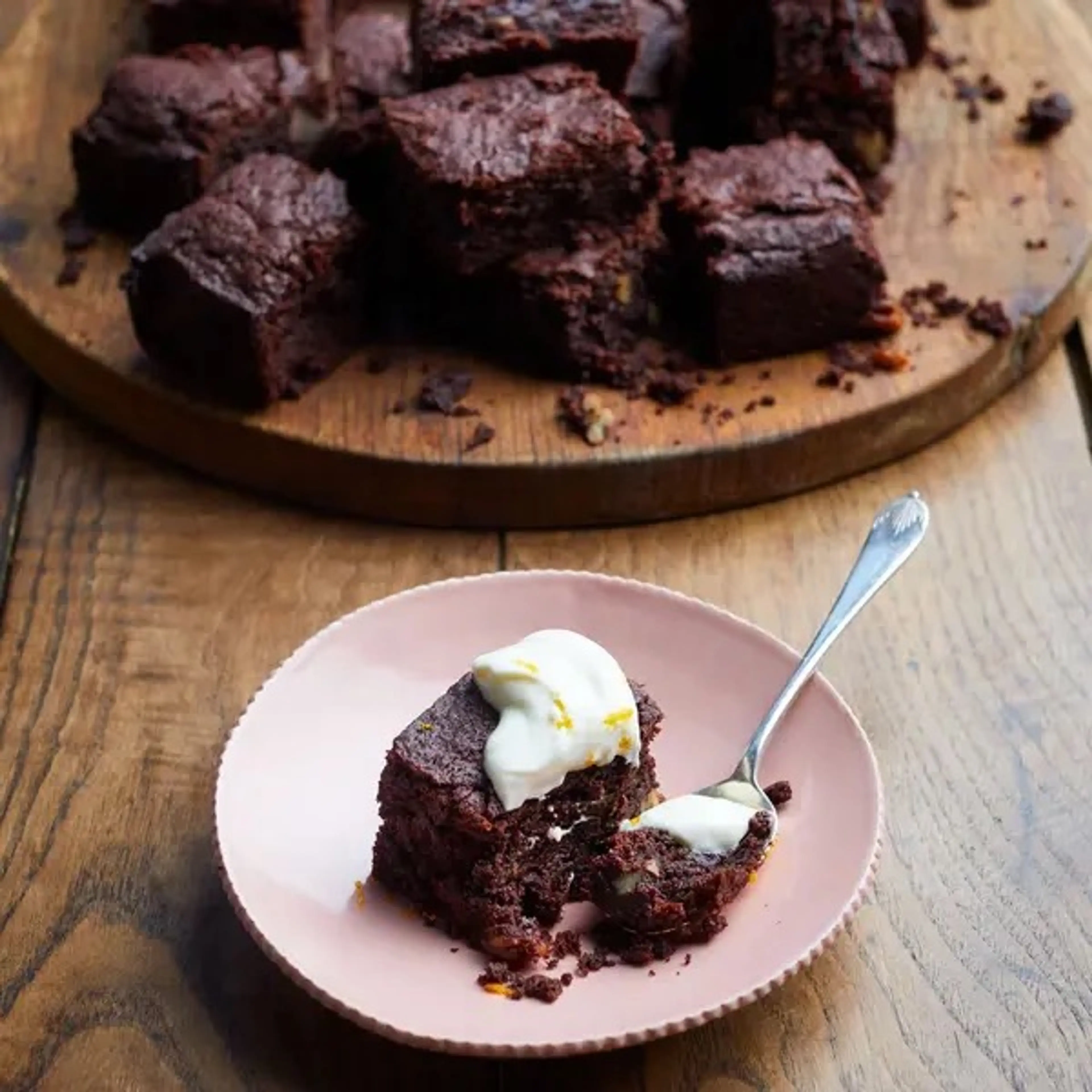 Bloomin' brilliant brownies