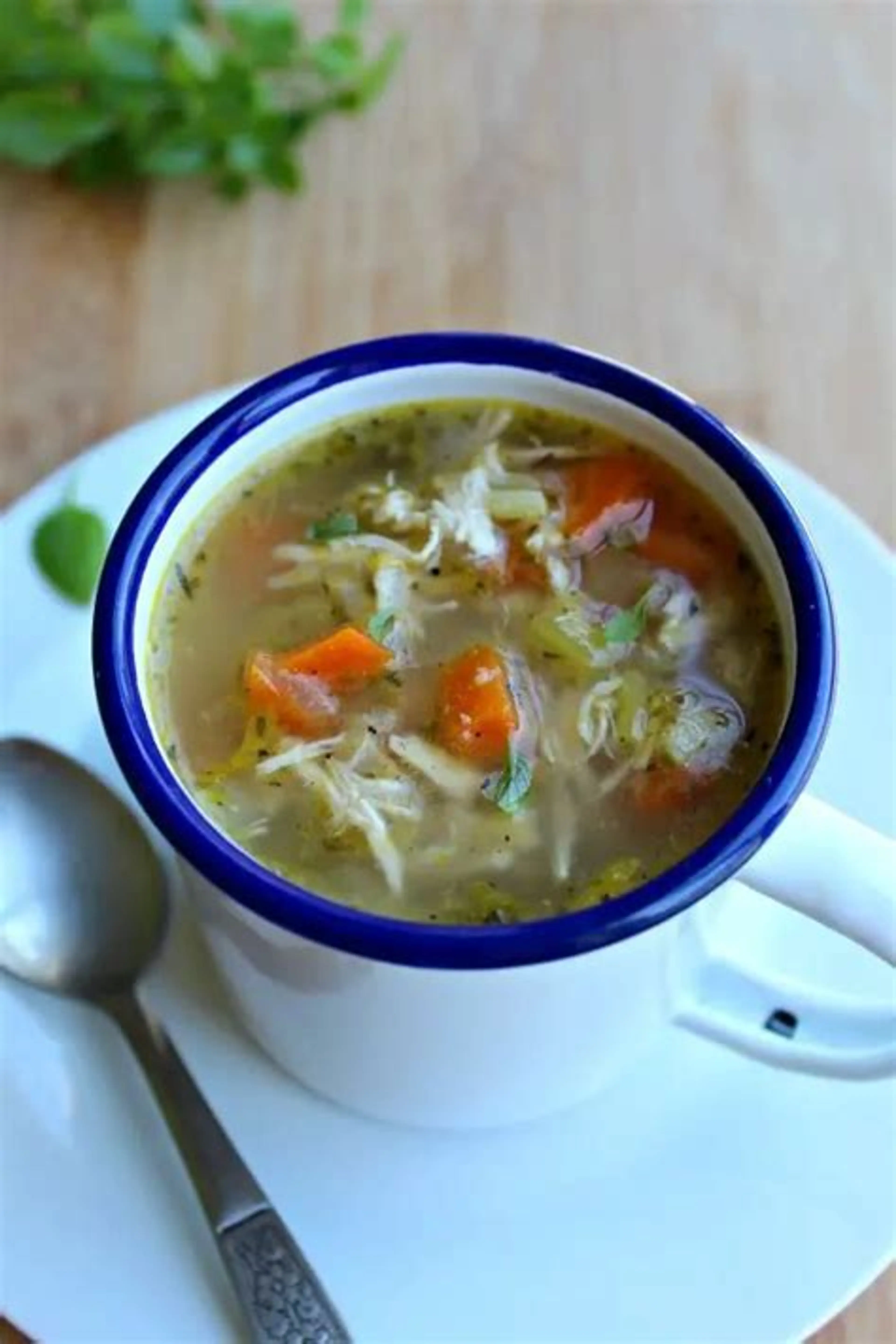 Chicken No Noodle Soup (Best Cold Remedy EVER!)