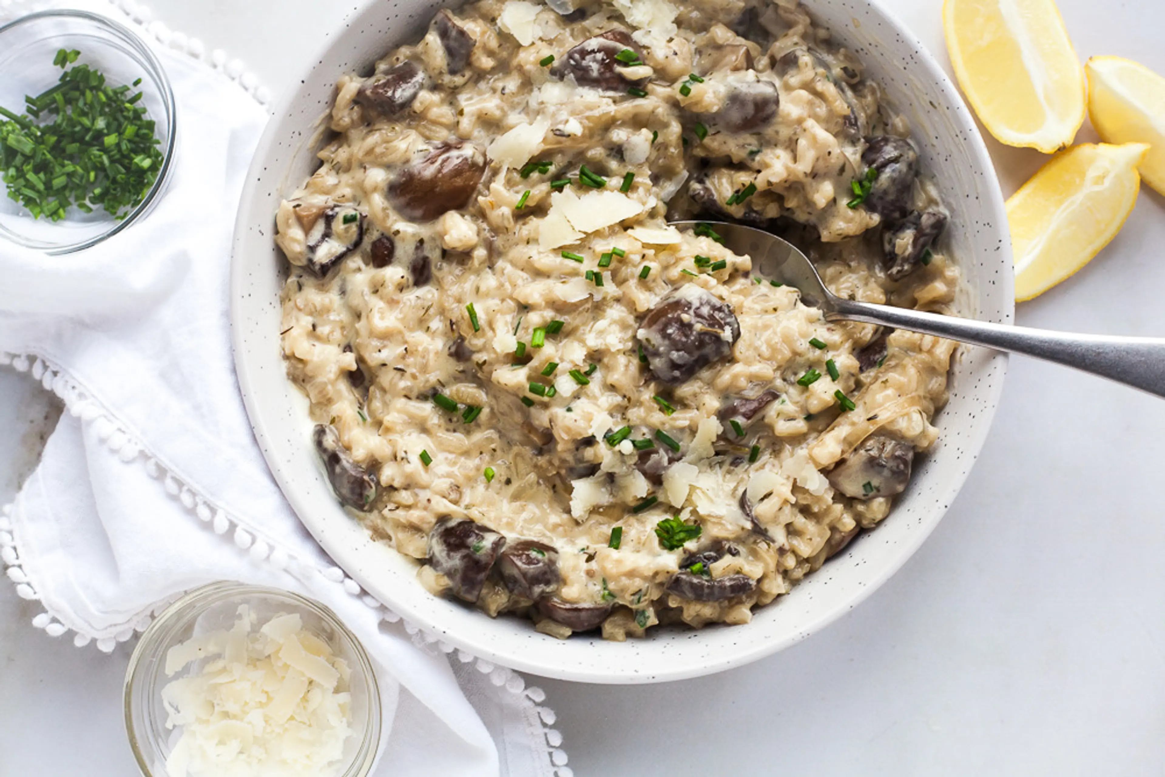 Slow Cooker Mushroom Risotto