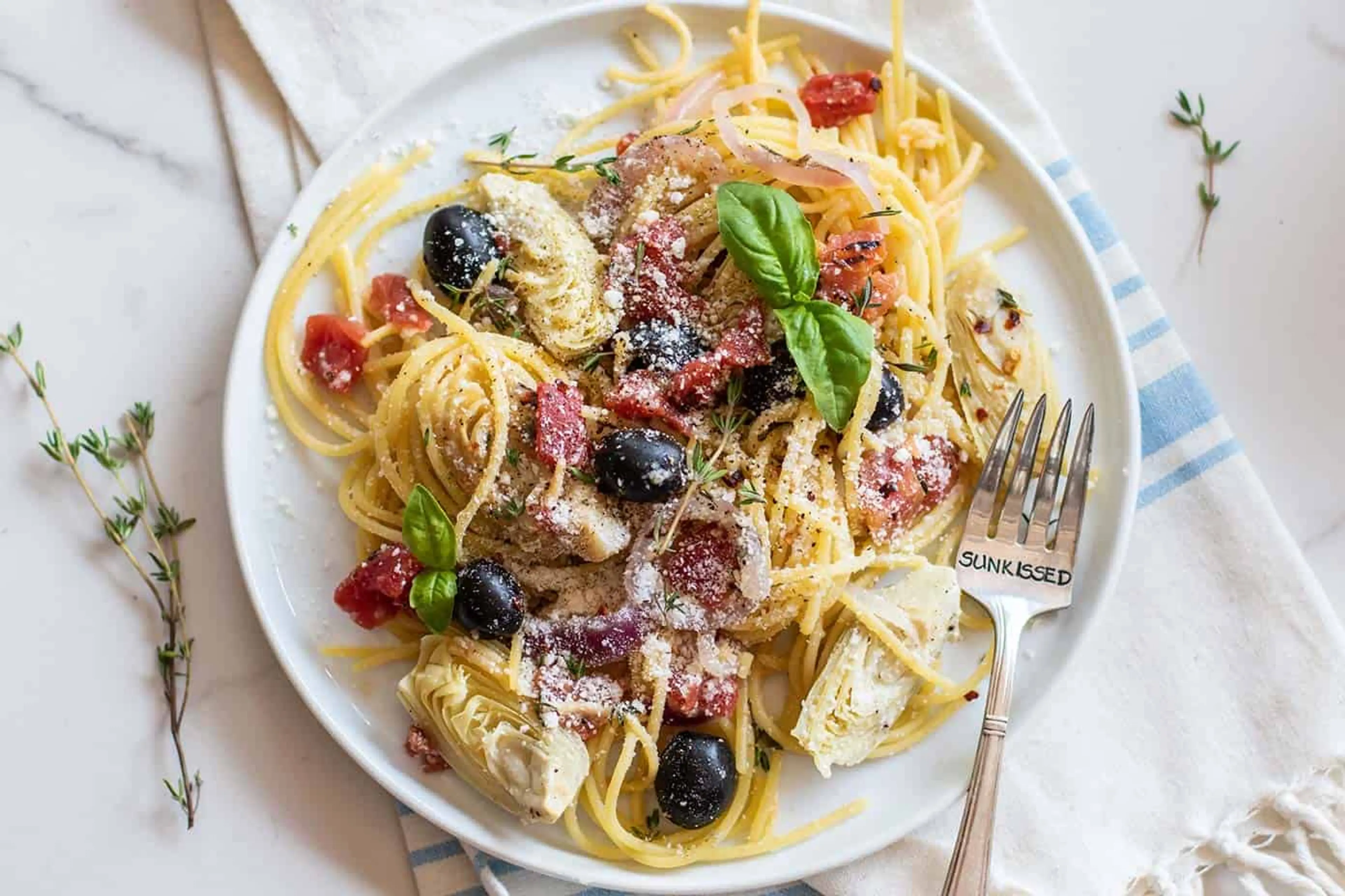 Mediterranean One Pot Pasta