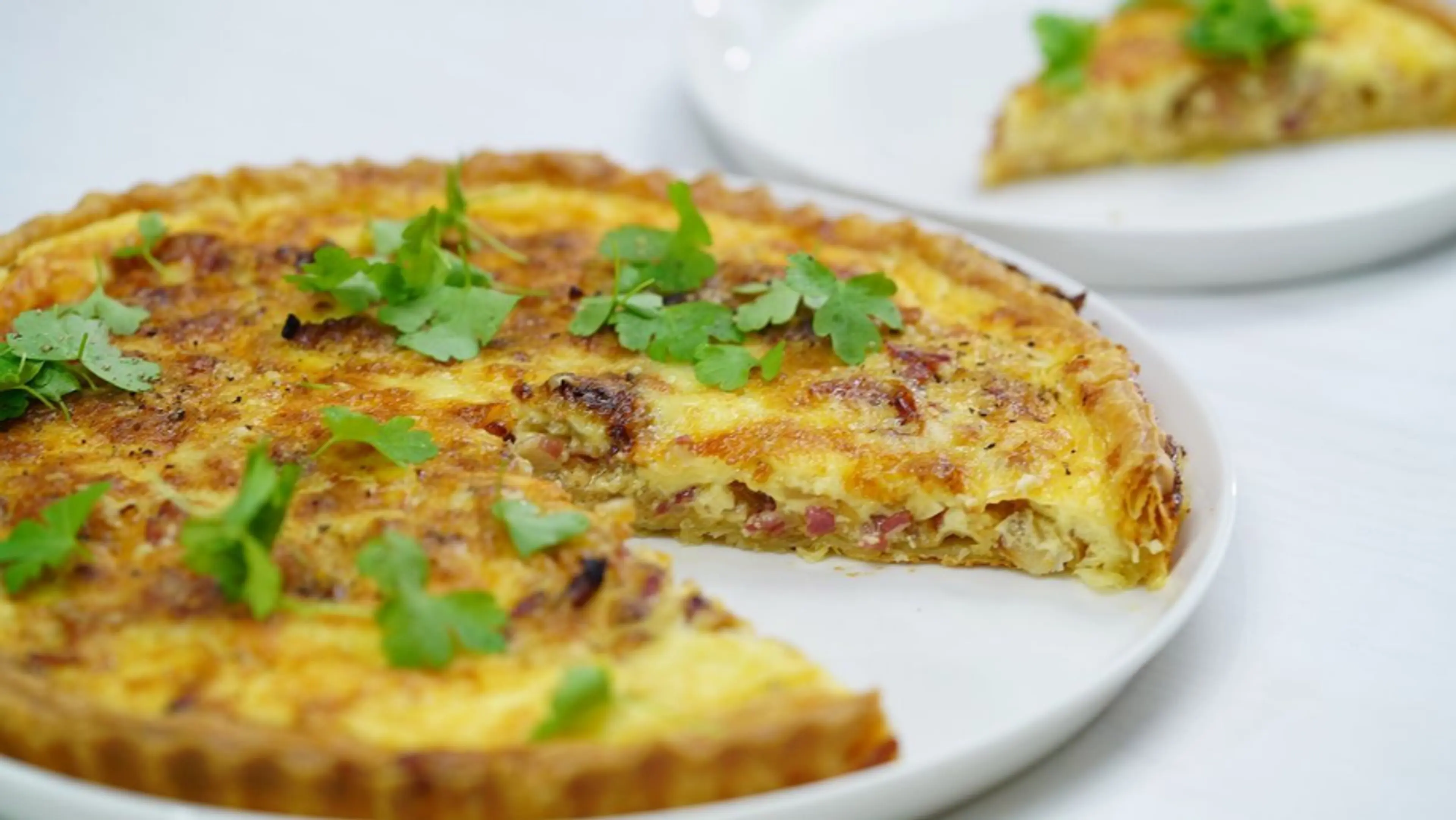 Classic quiche Lorraine