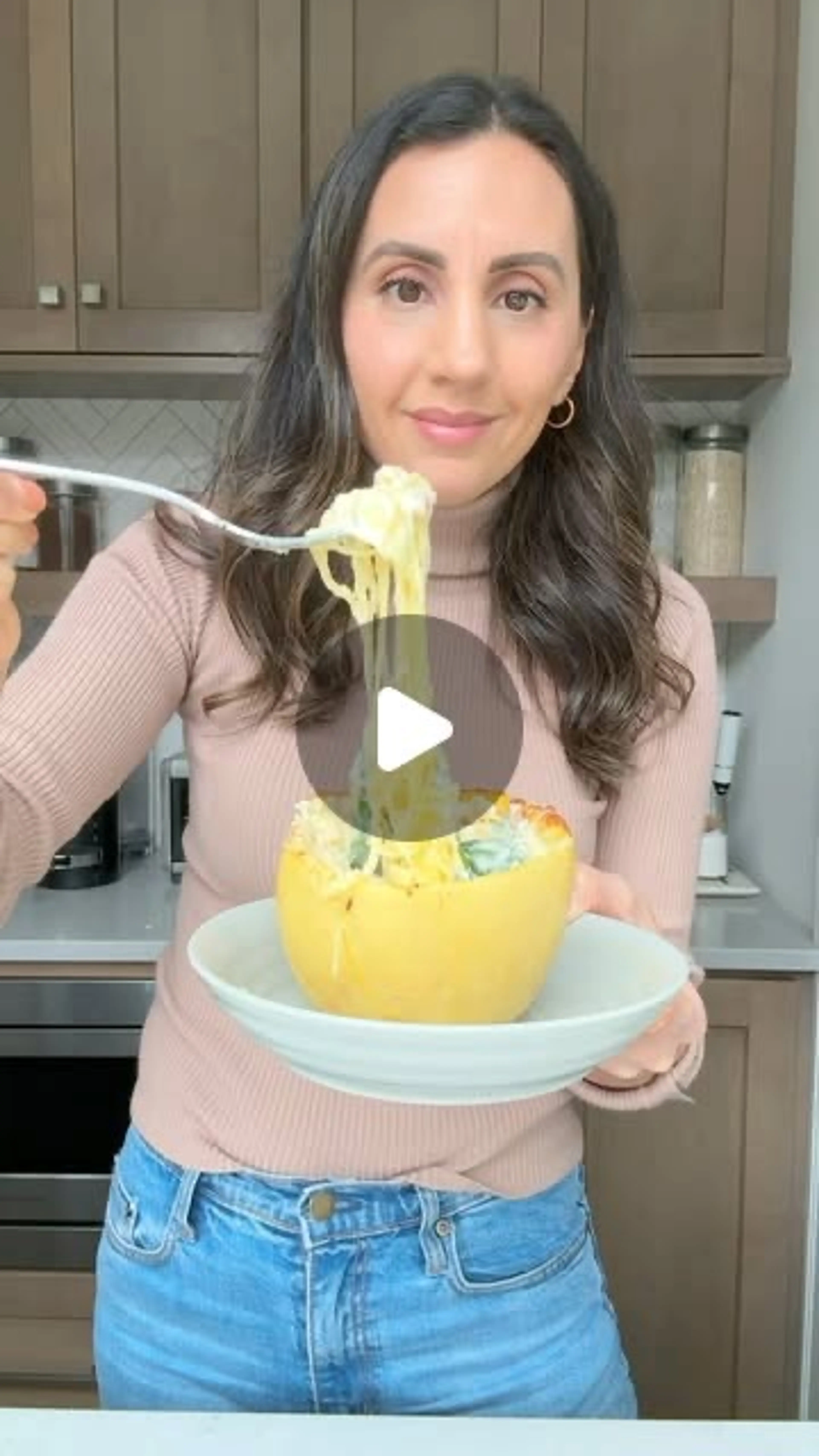 This Is My Favorite Way to Cut Spaghetti Squash to Get Long