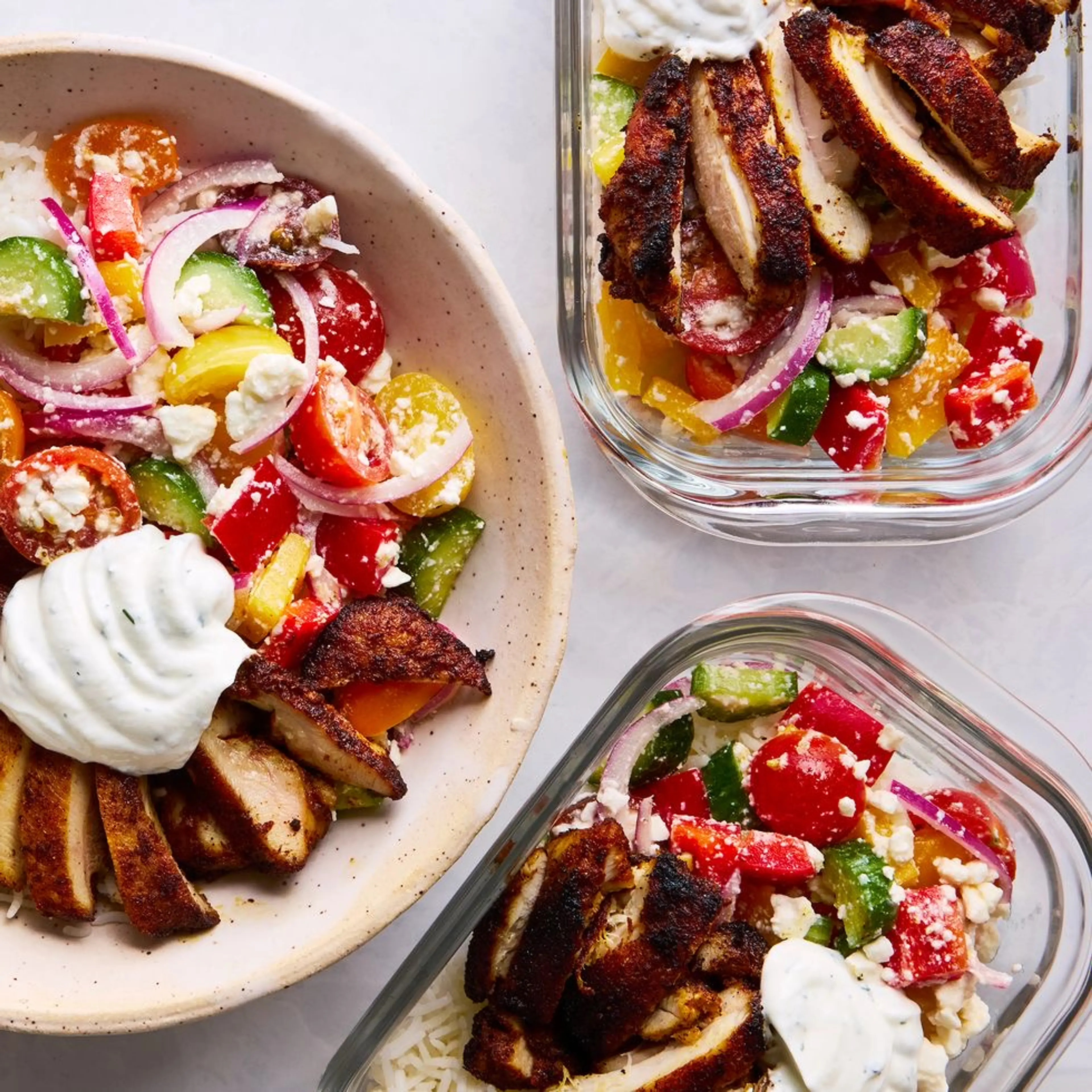 Chicken Shwarma Bowls