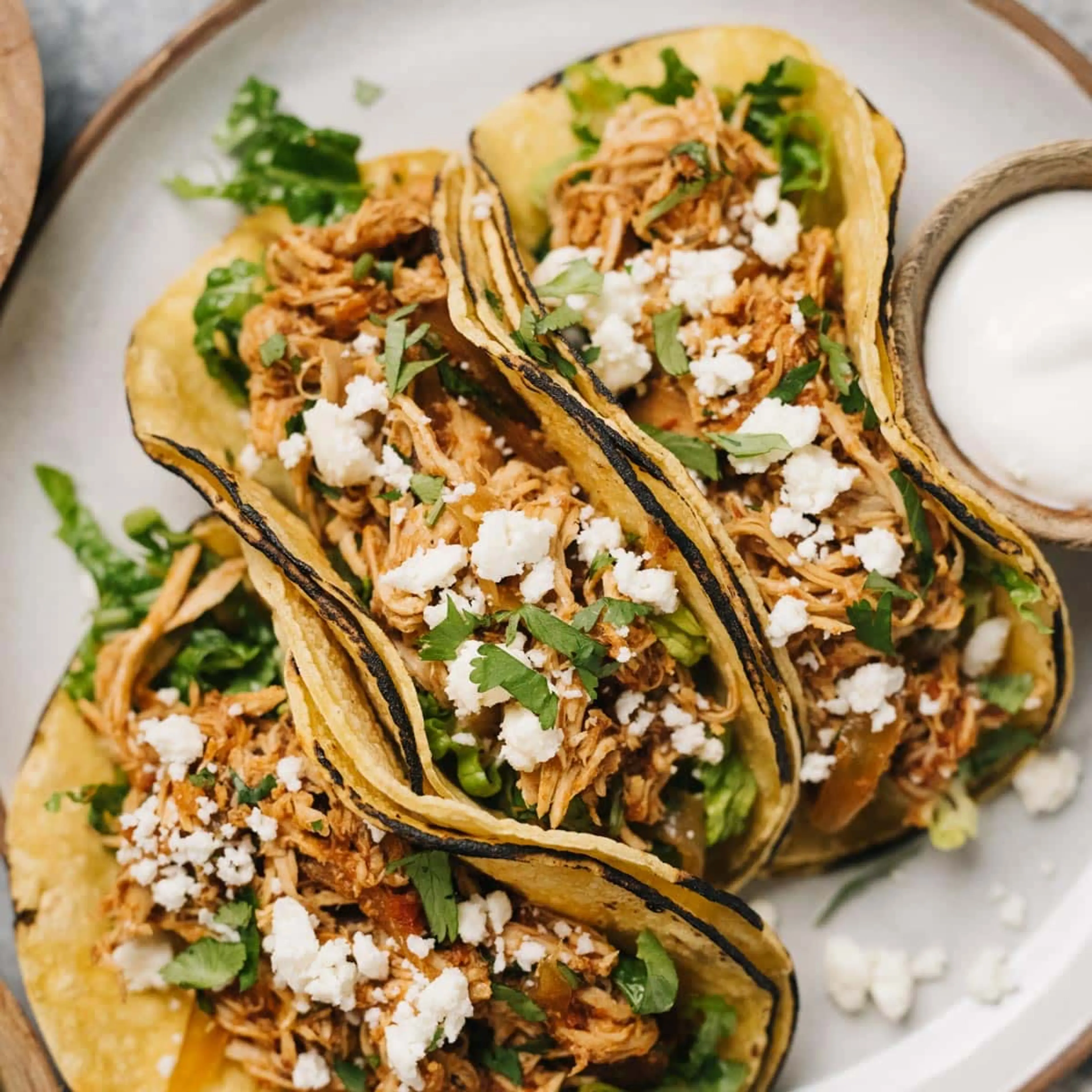 Slow Cooker Chicken Tinga (Bowls or Tacos)