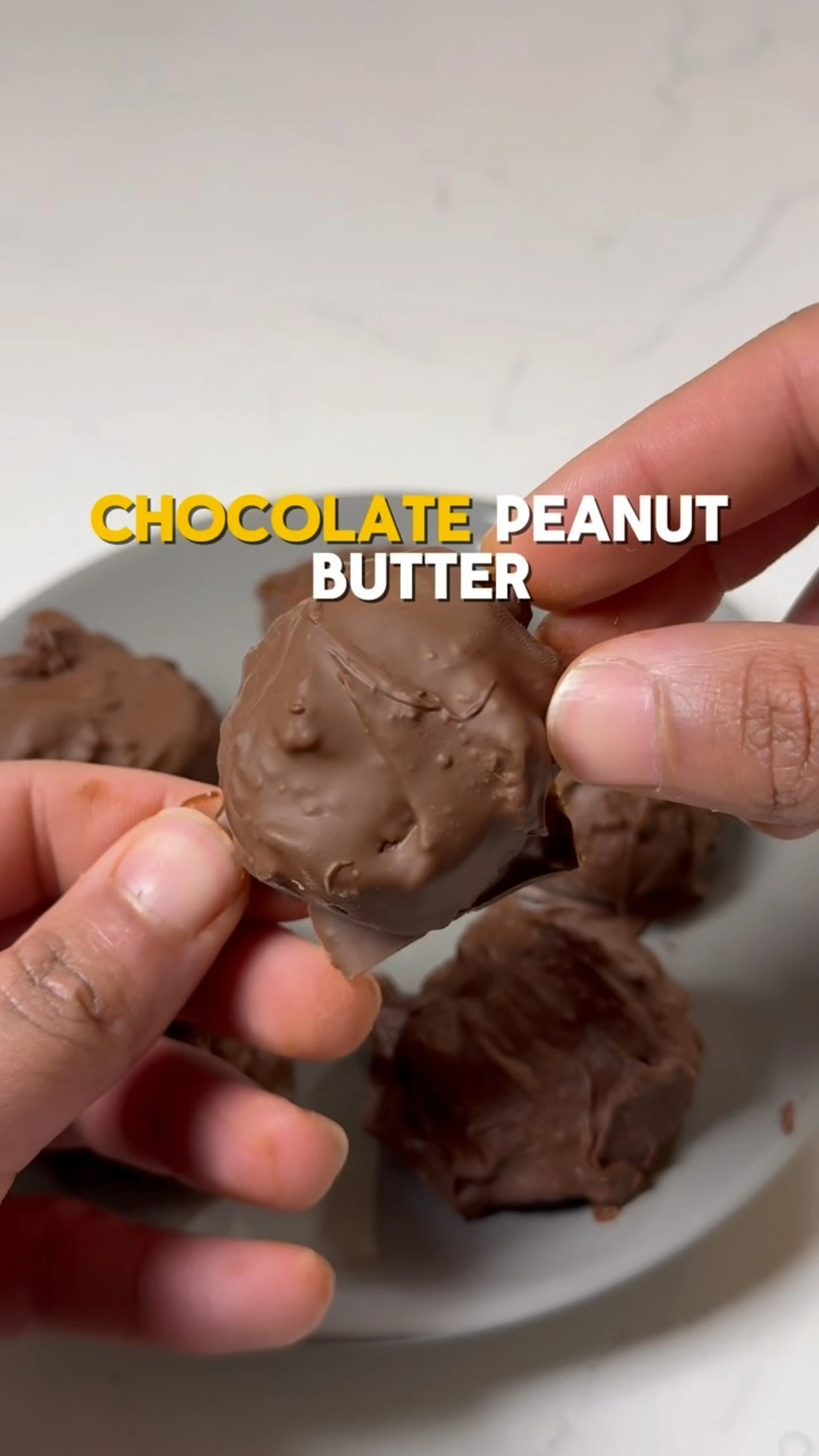 Chocolate Covered PB Balls