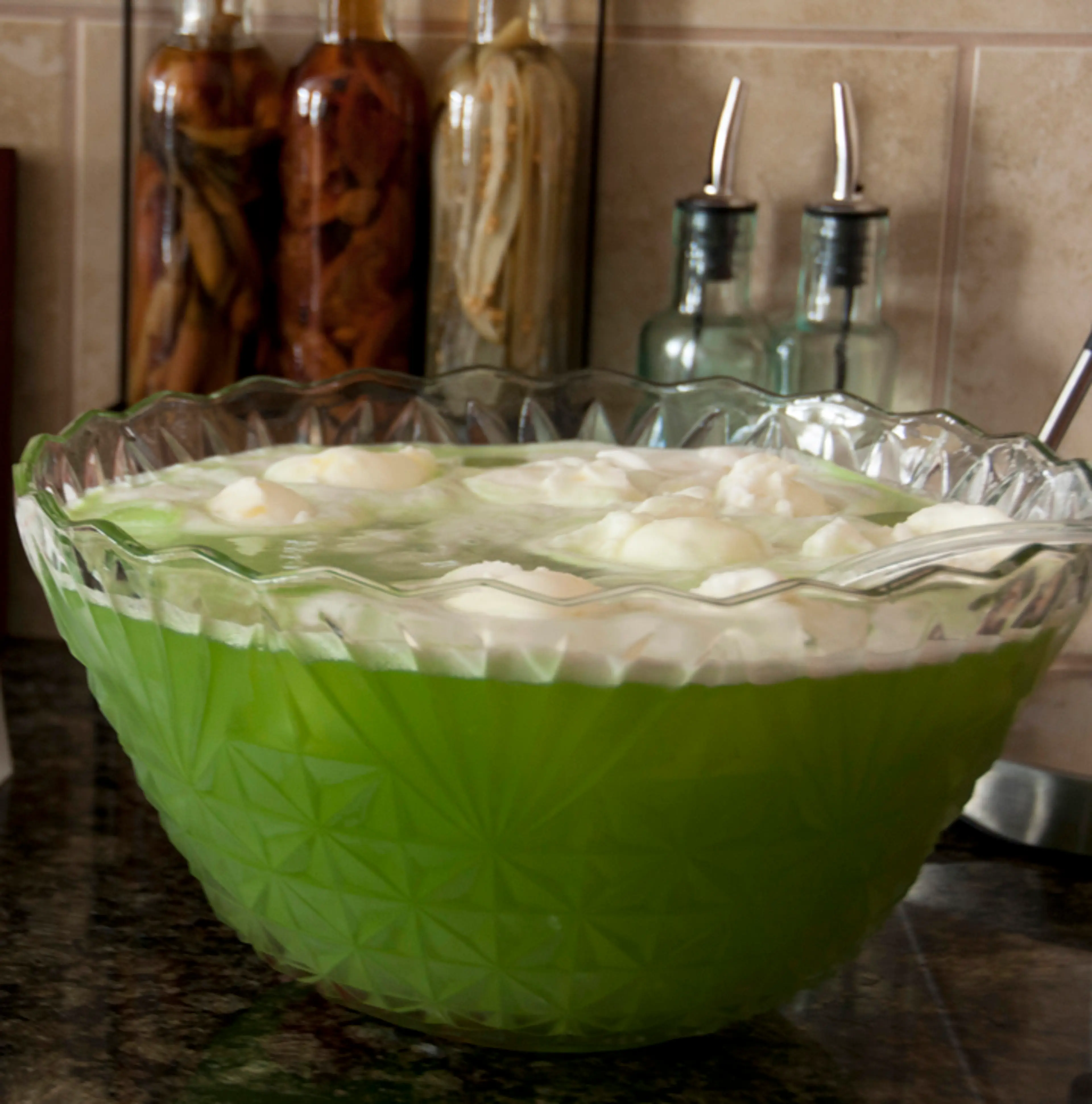 Christmas “Grinch” Lime Sherbet Punch