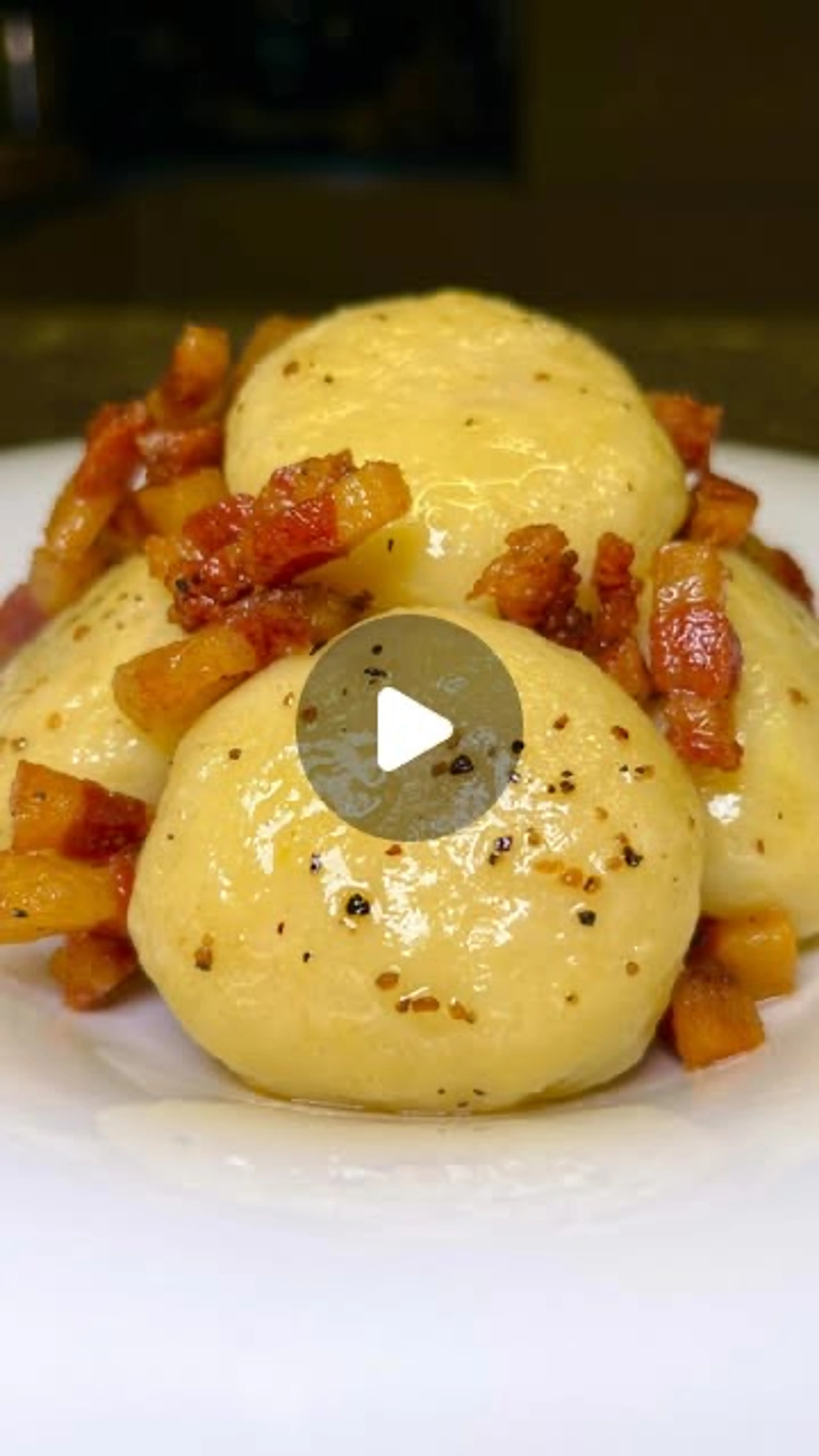 Gnocchi Ripieni alla Carbonara