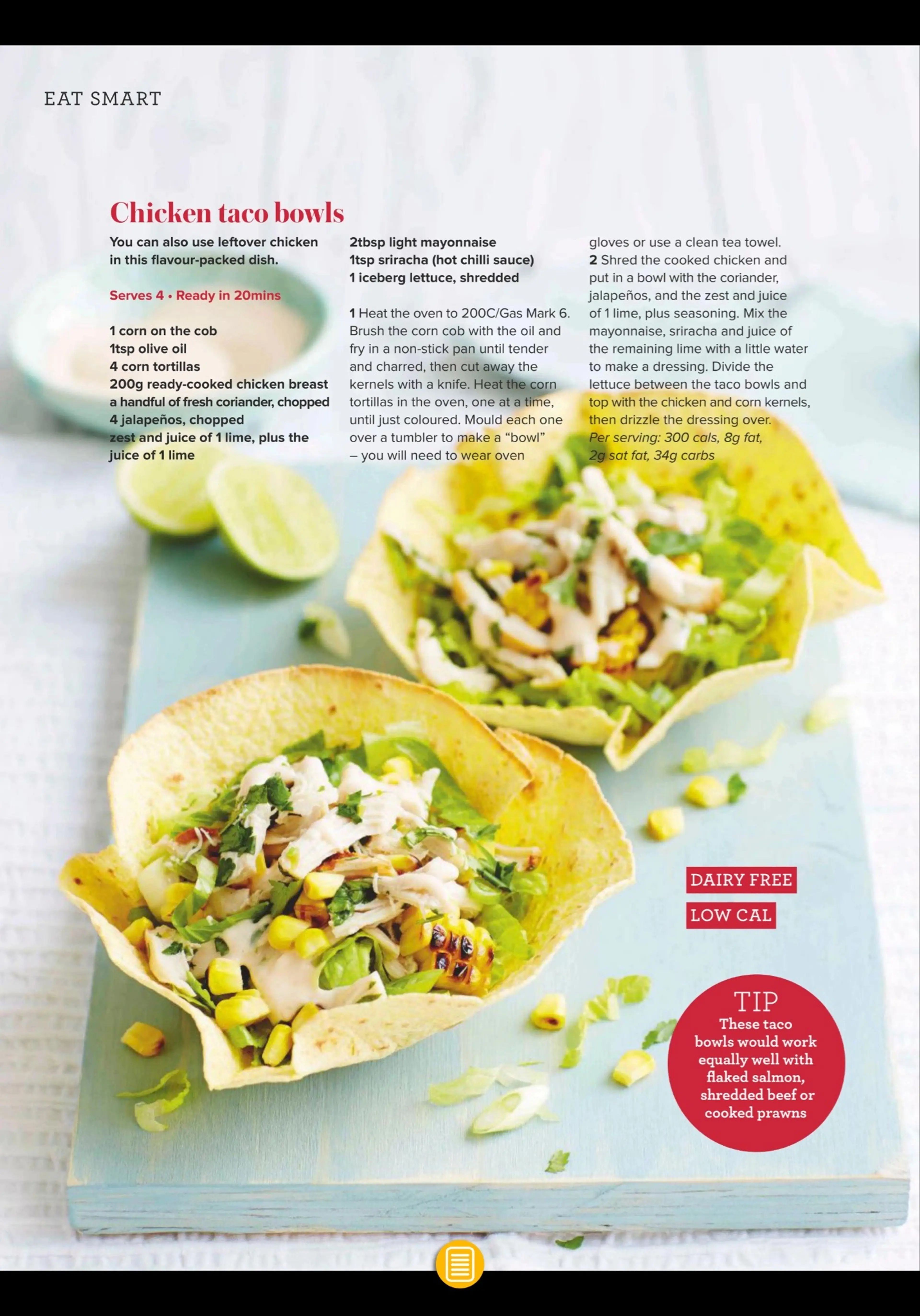 Chicken taco bowls