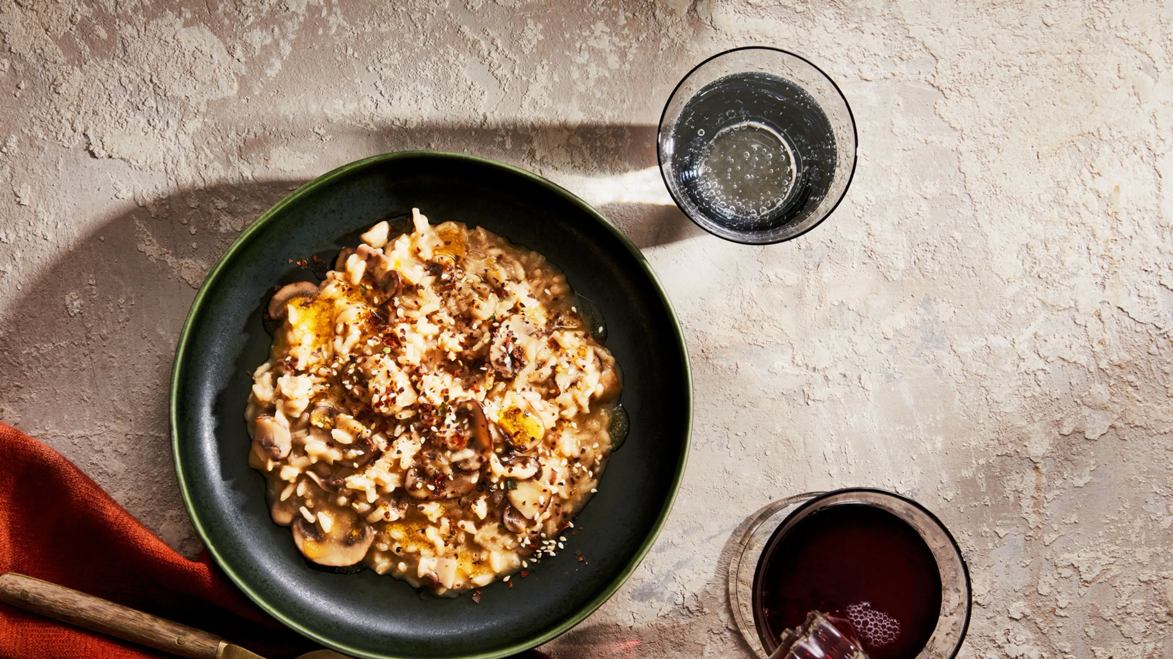 Miso-Mushroom Risotto