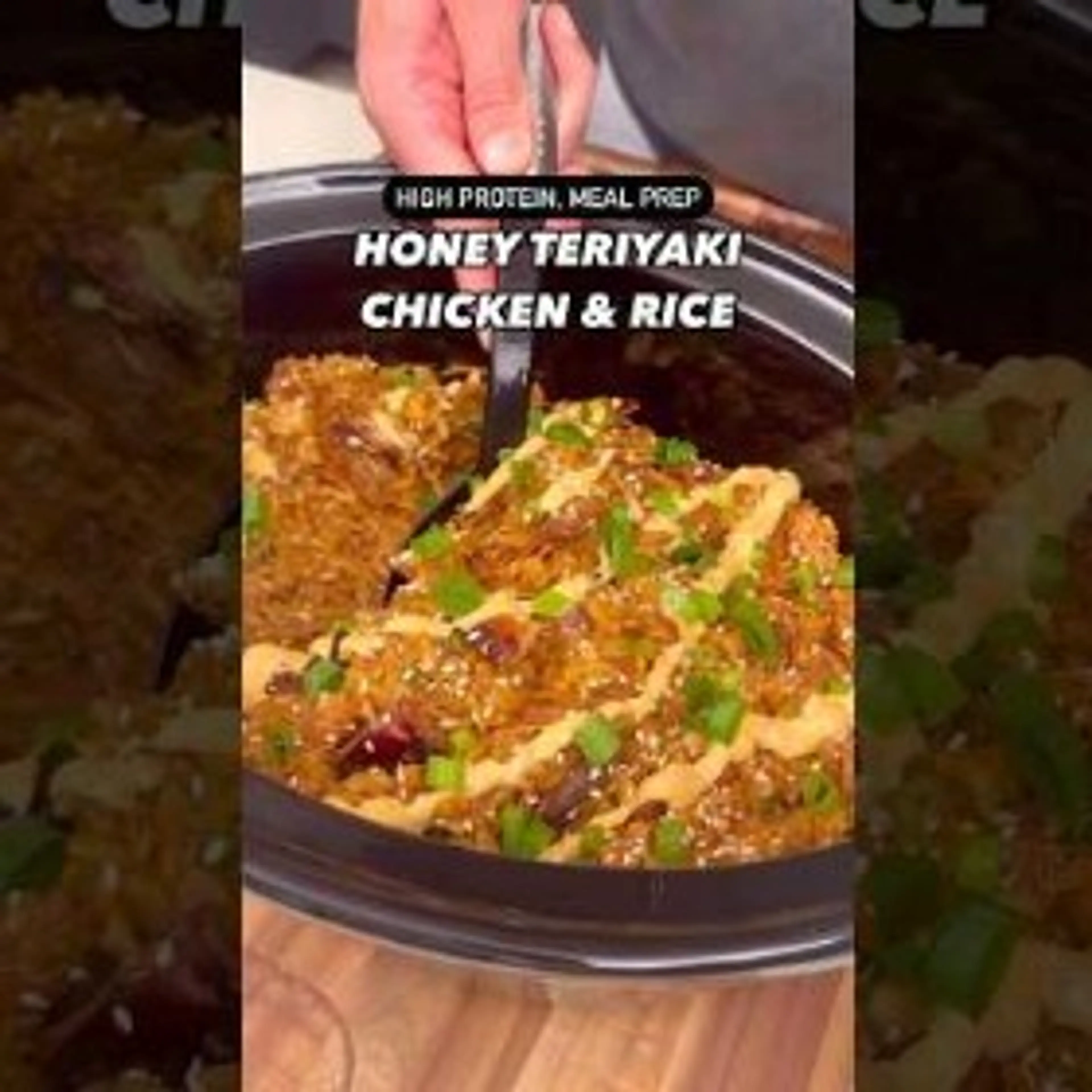 Honey Teriyaki Chicken & Rice