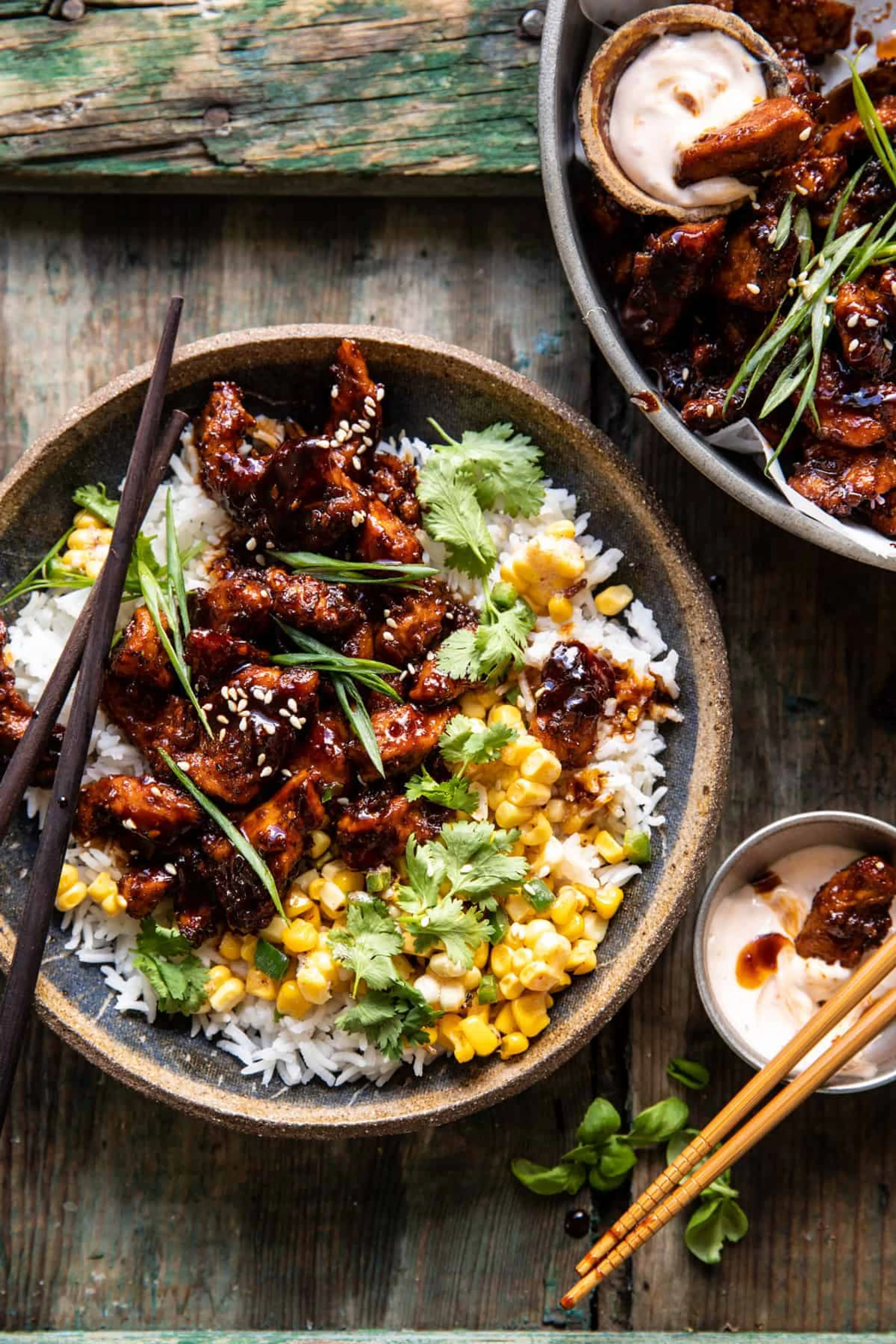 25 Minute Korean Bulgogi BBQ Chicken with Spicy Garlic Butte