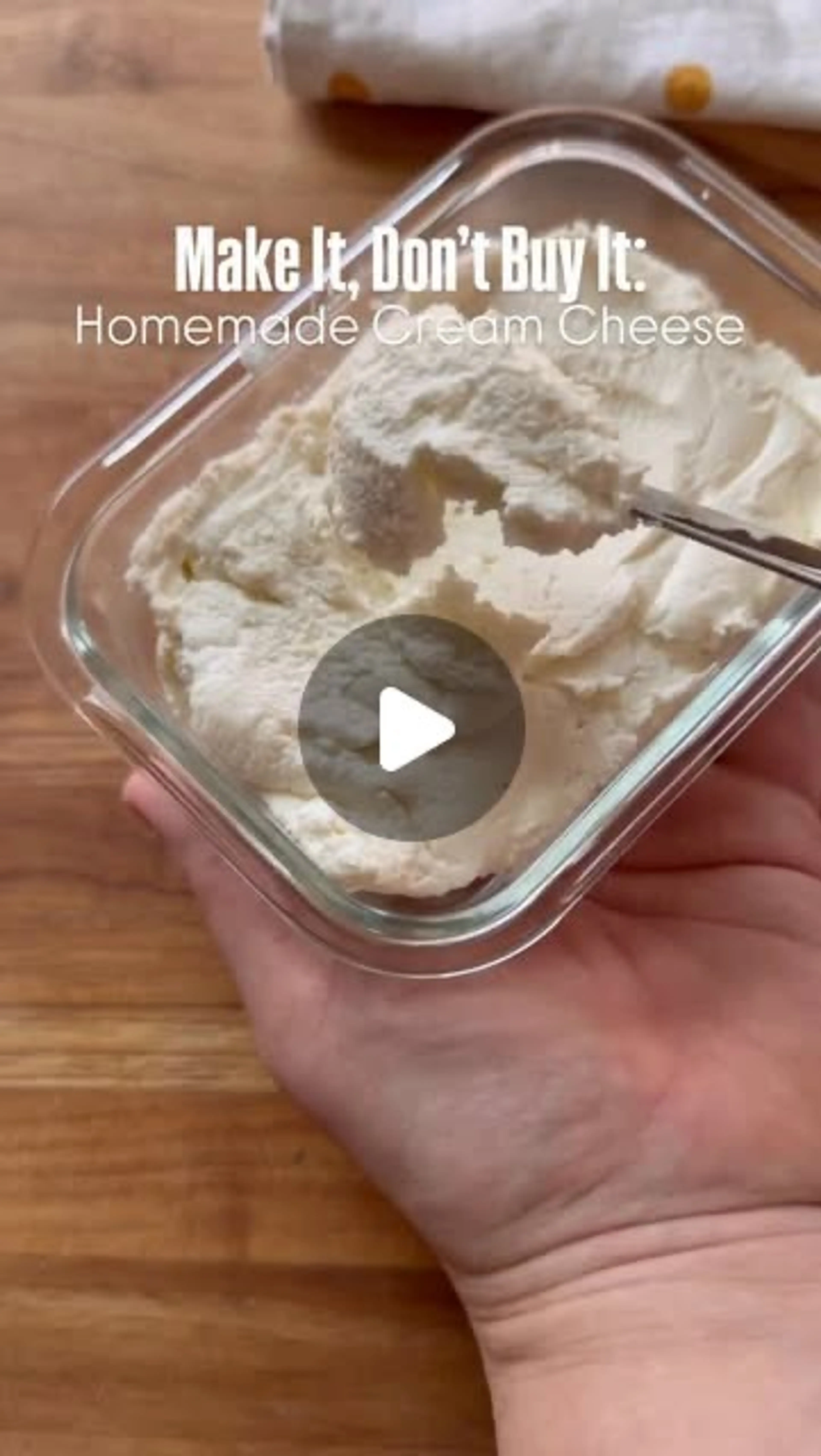 Homemade Cream Cheese