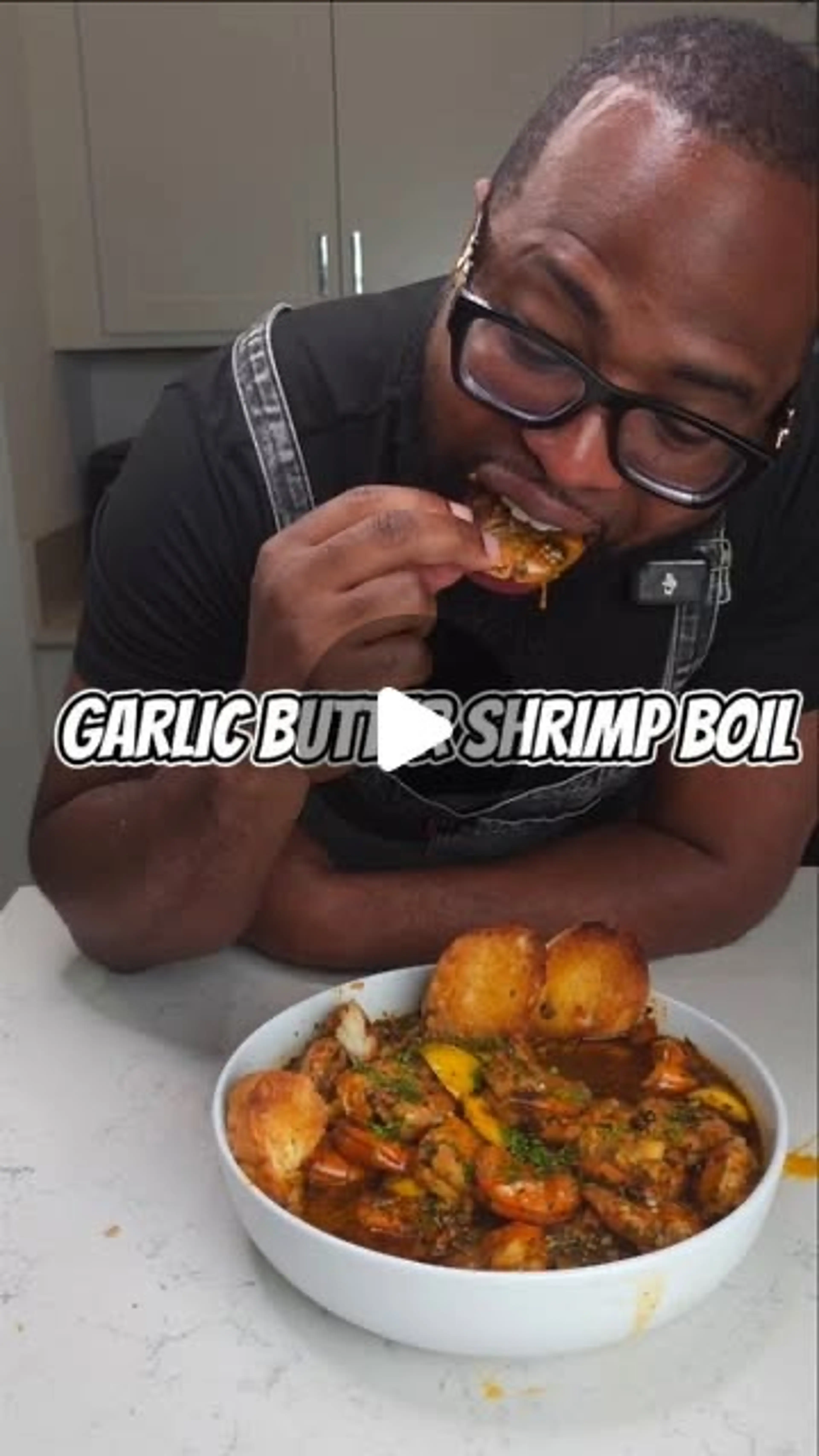 Garlic Butter Peel & Eat Shrimp Boil! Save the Recipe in the