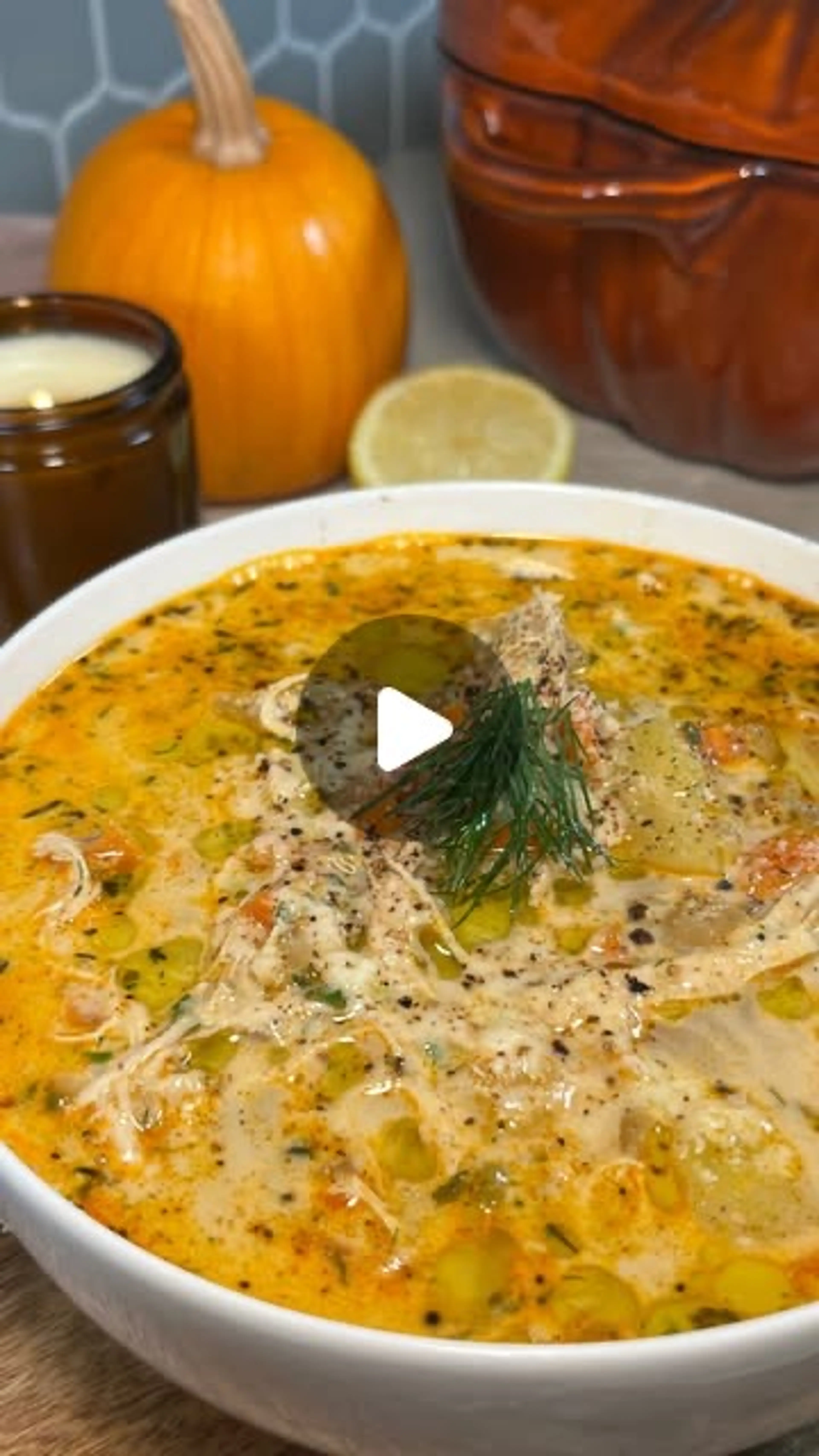 Creamy Chicken Noodle Soup with Potatoes