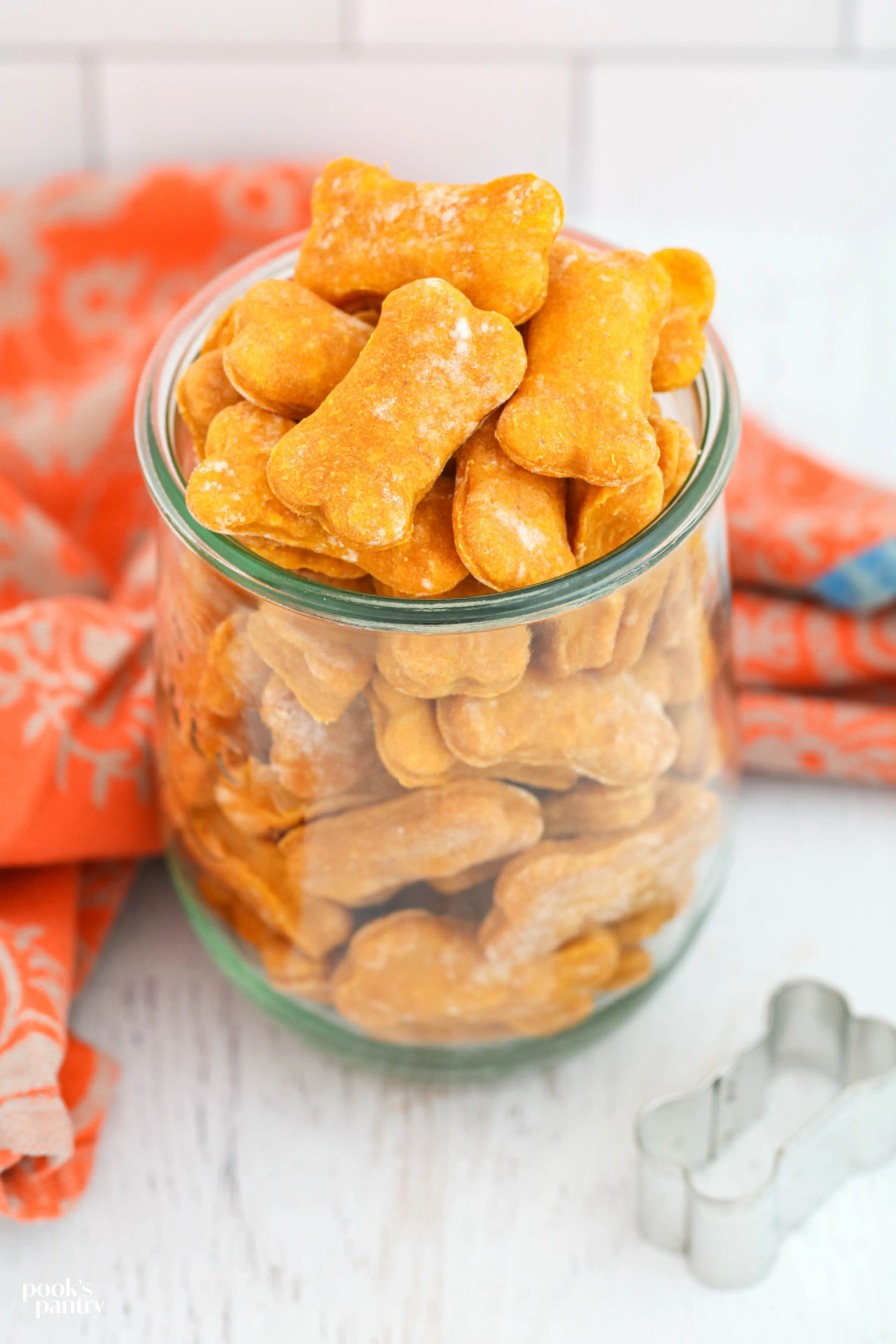 Soft pumpkin dog treats