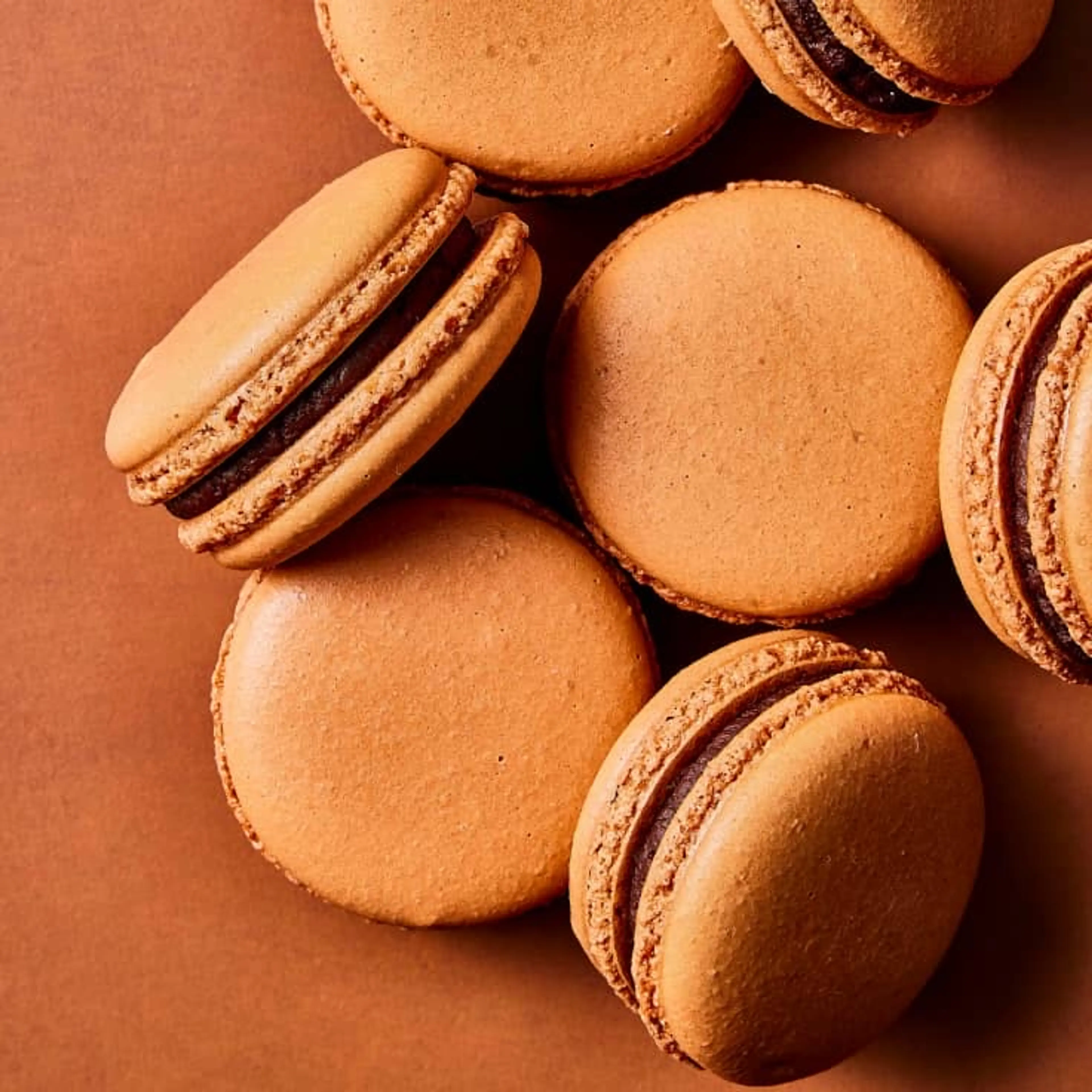 Macarons with Semisweet Chocolate Ganache (ATK)