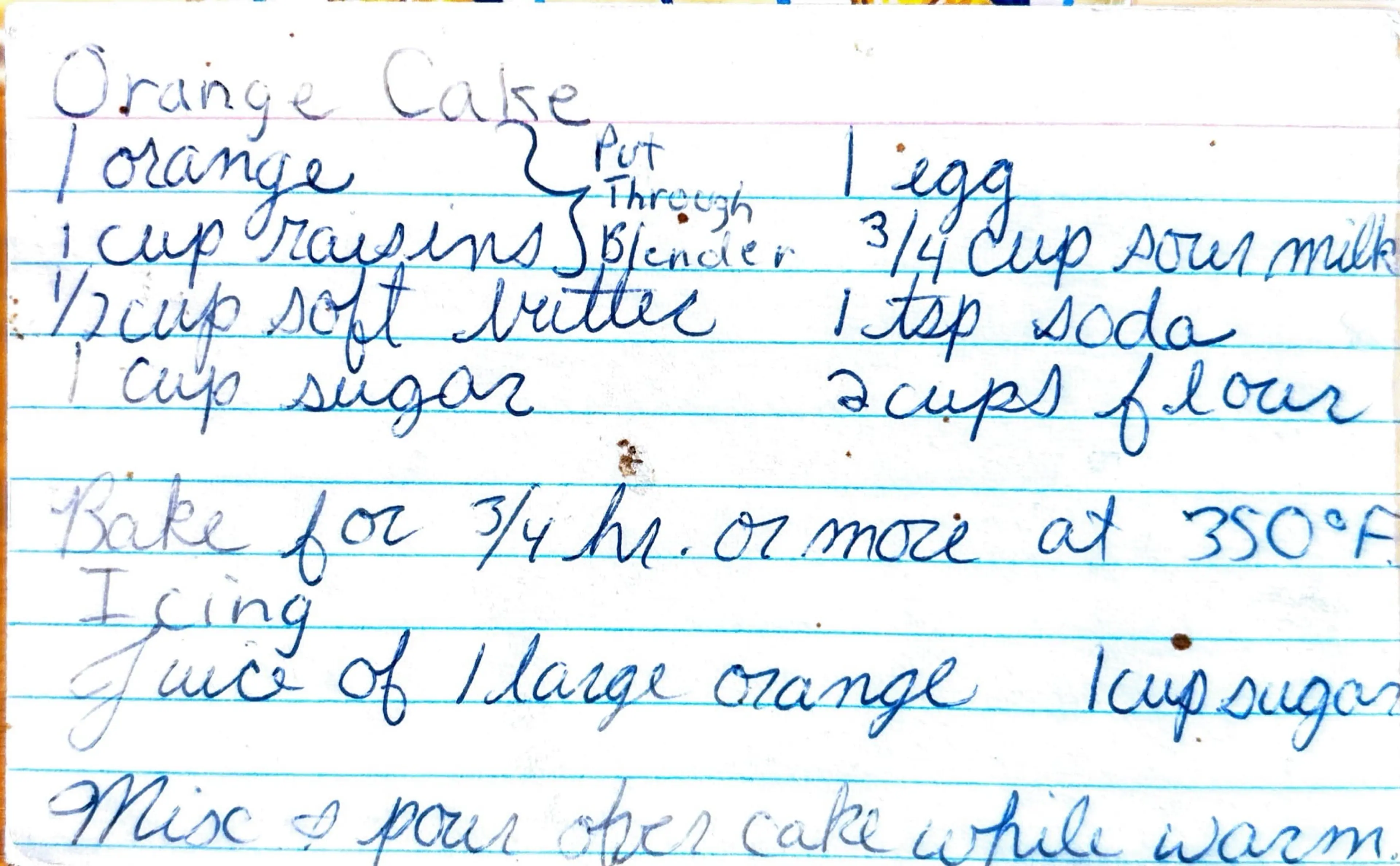 Orange Cake