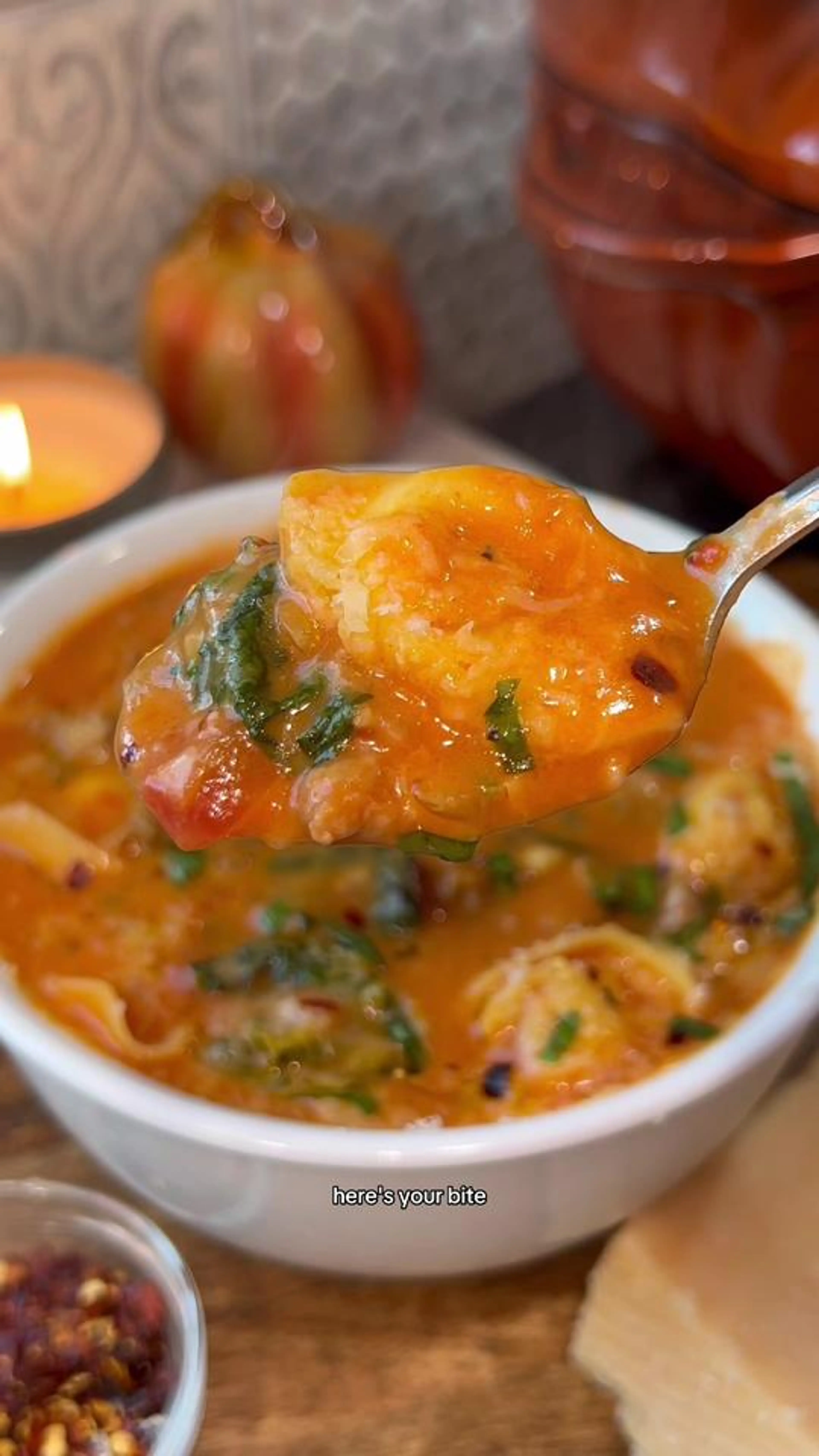 Creamy Tortellini Sausage Soup