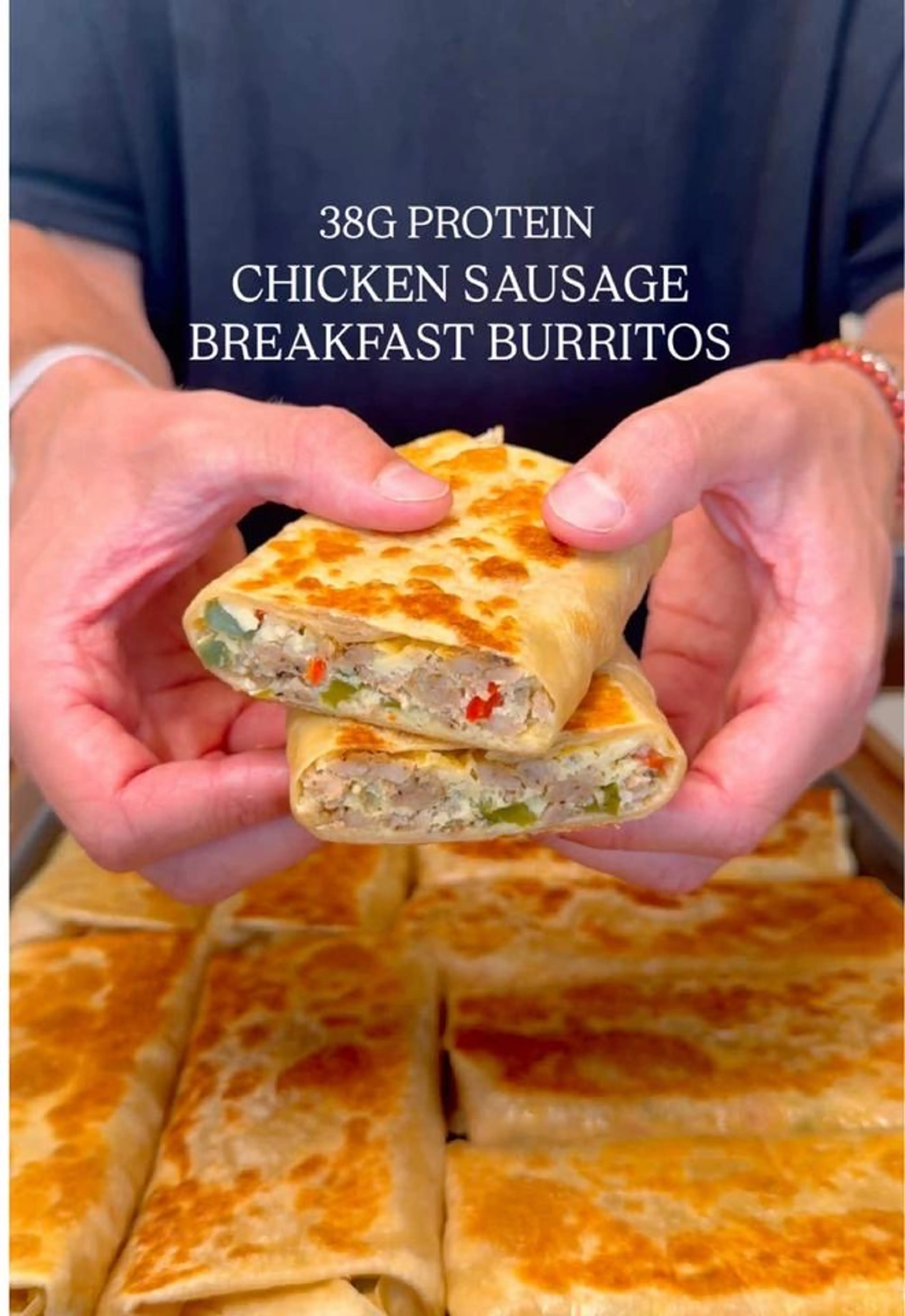 Chicken Sausage Breakfast Burritos (sheet Pan